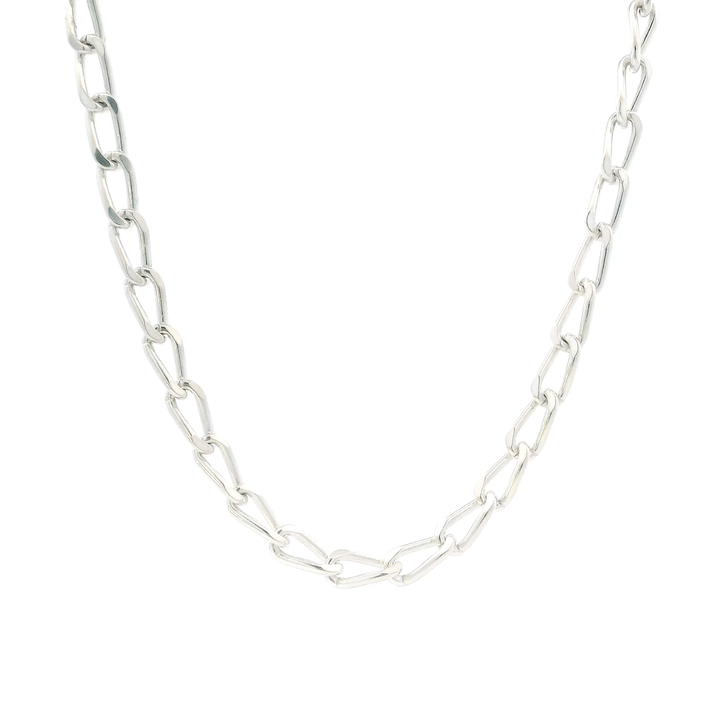 Silver 24" Curb Chain