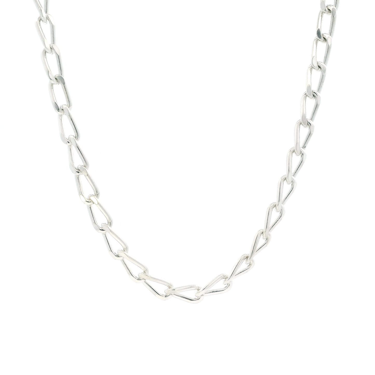 Silver 24" Curb Chain