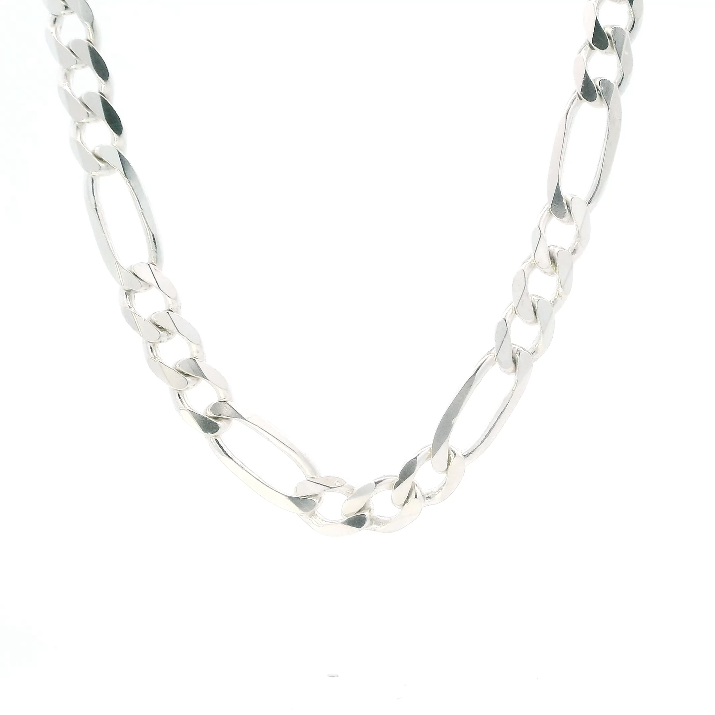 Silver 23" Figaro Chain