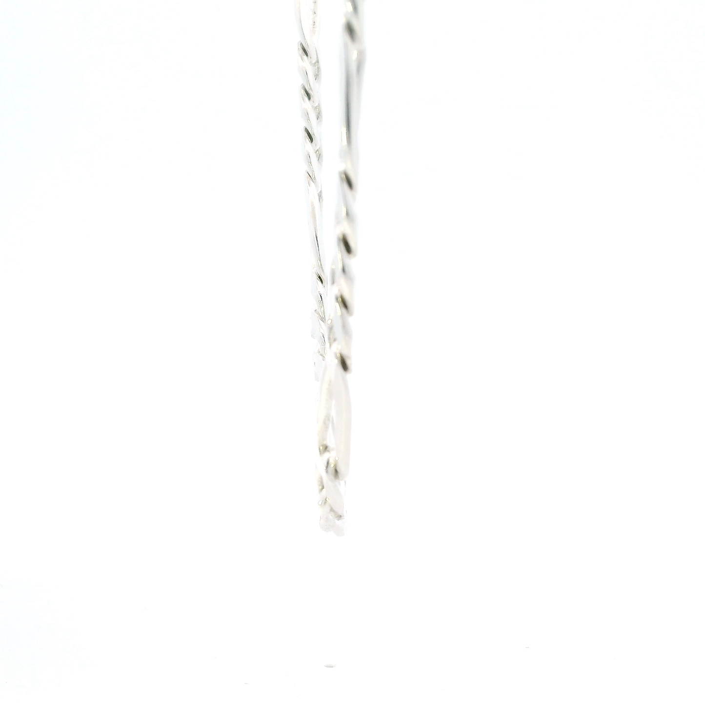 Silver 23" Figaro Chain