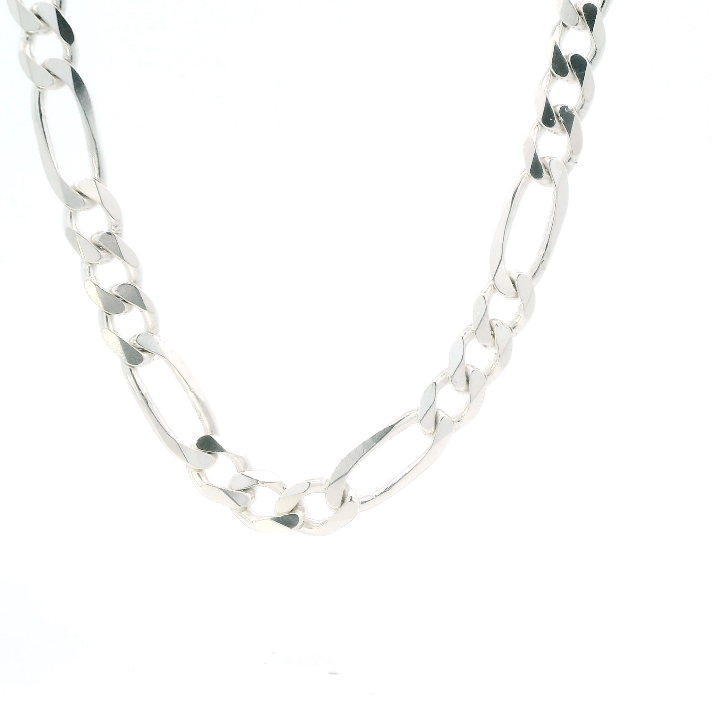 Silver 23" Figaro Chain