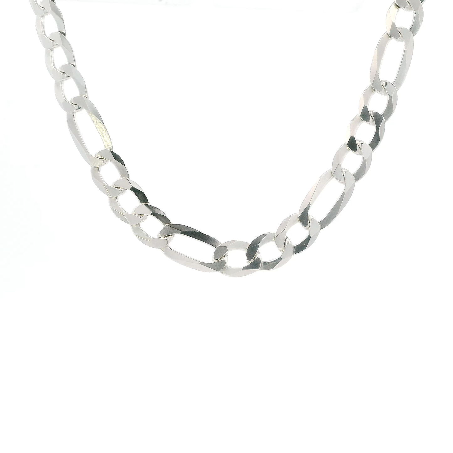 Silver 22" Figaro Chain