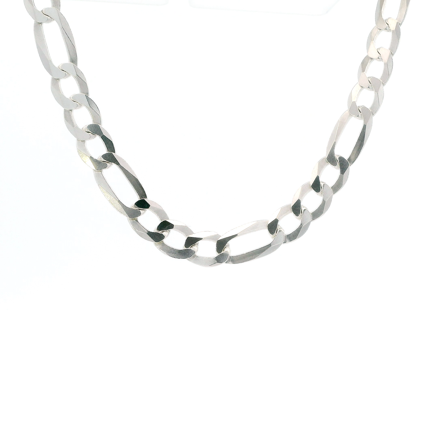 Silver 22" Figaro Chain