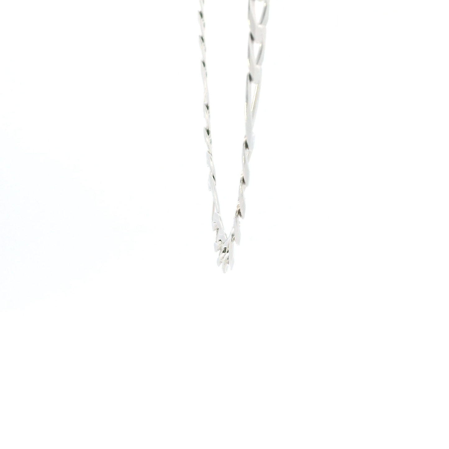 Silver 22" Figaro Chain