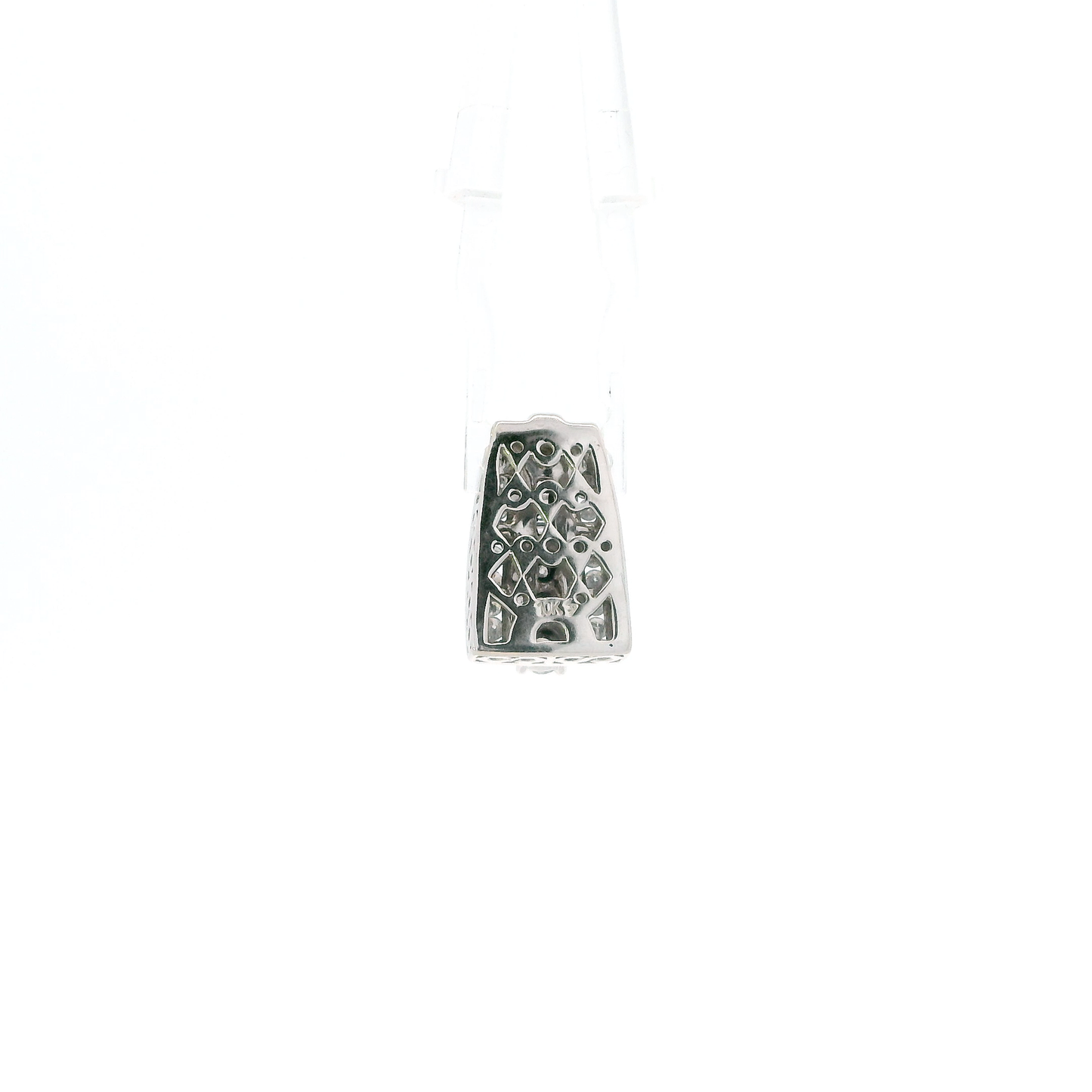 10K White Gold Diamond Pendant - 0.61ct