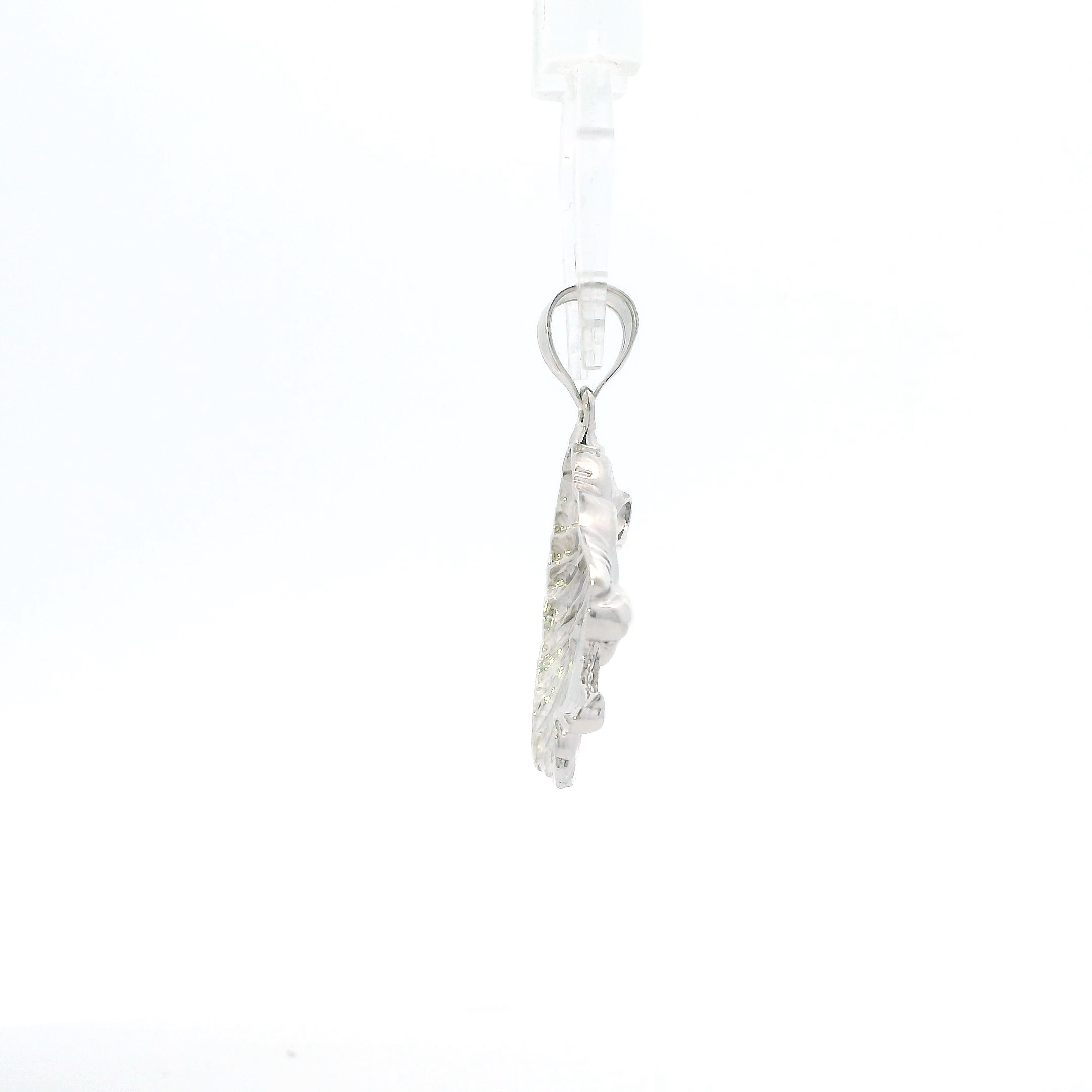 Silver Lion Head Pendant