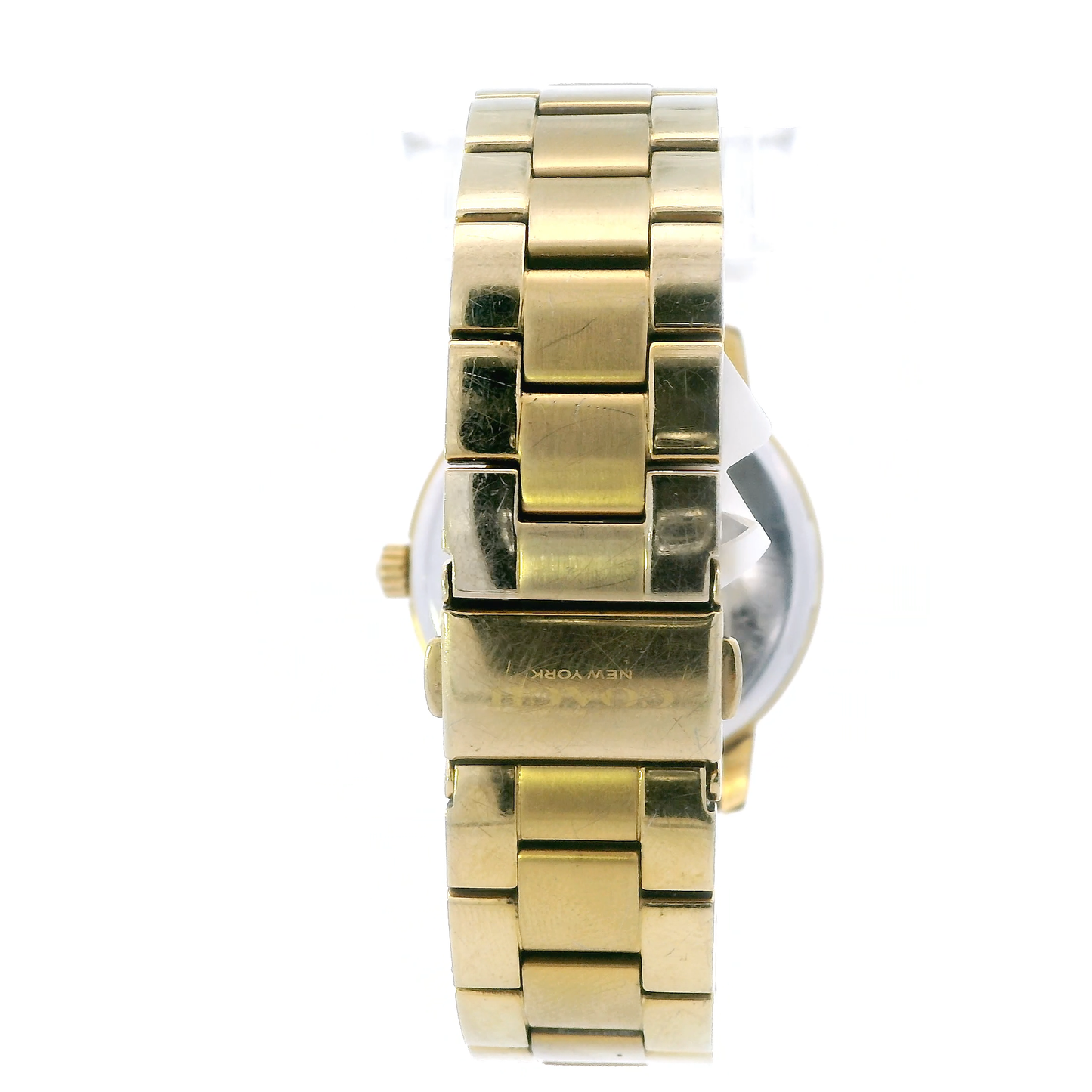 Coach Gold Tone Womens Wristwatch