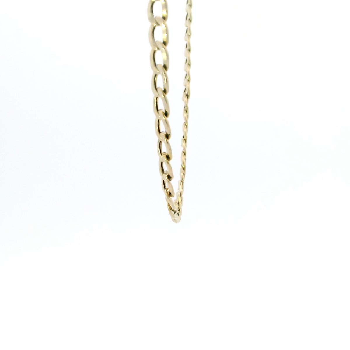 10K Yellow Gold 23.5" Hollow Curb Chain