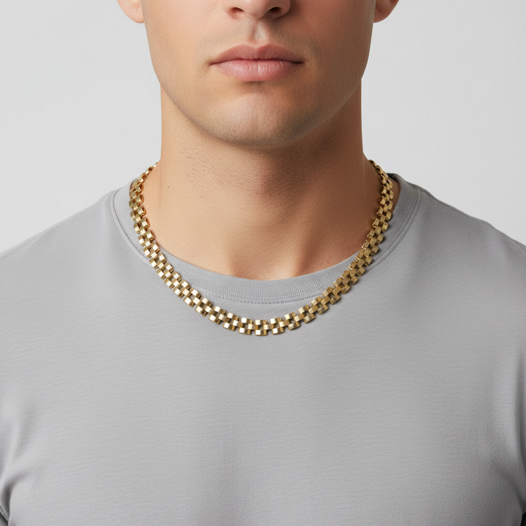 10K Yellow Gold 19" Rolex Chain