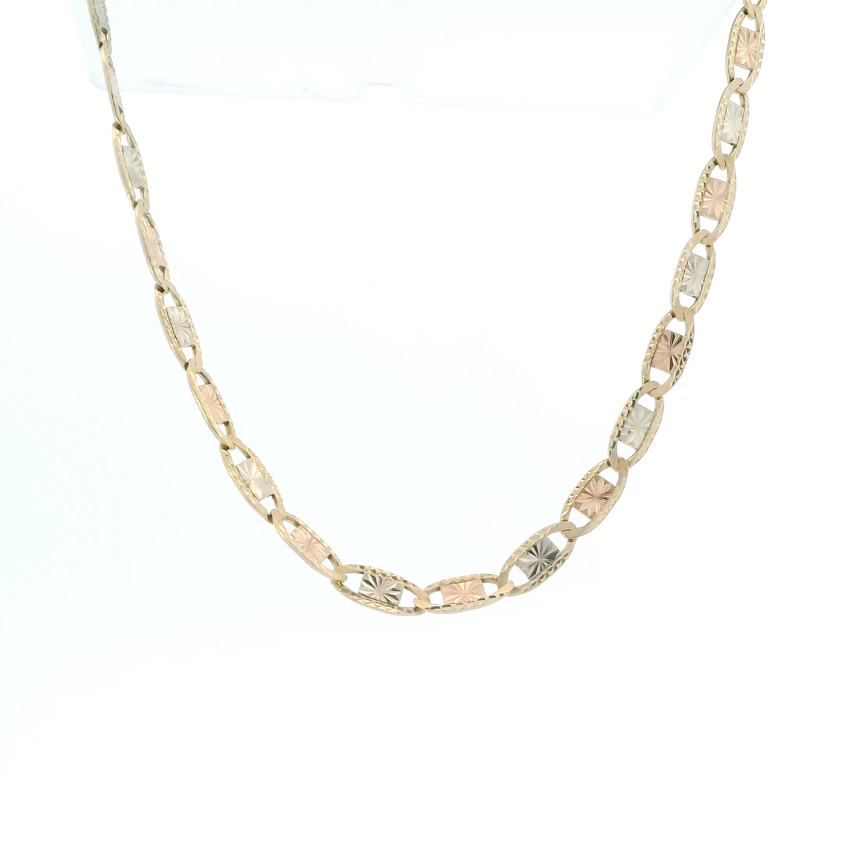 10K Yellow & Rose Gold 24" Mariner Chain