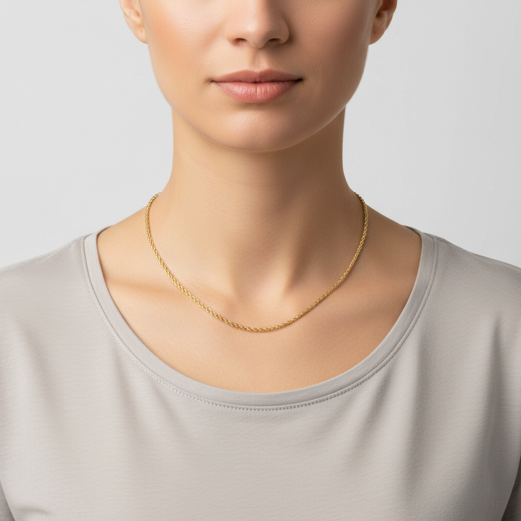 10K Yellow Gold 20" Rope Chain