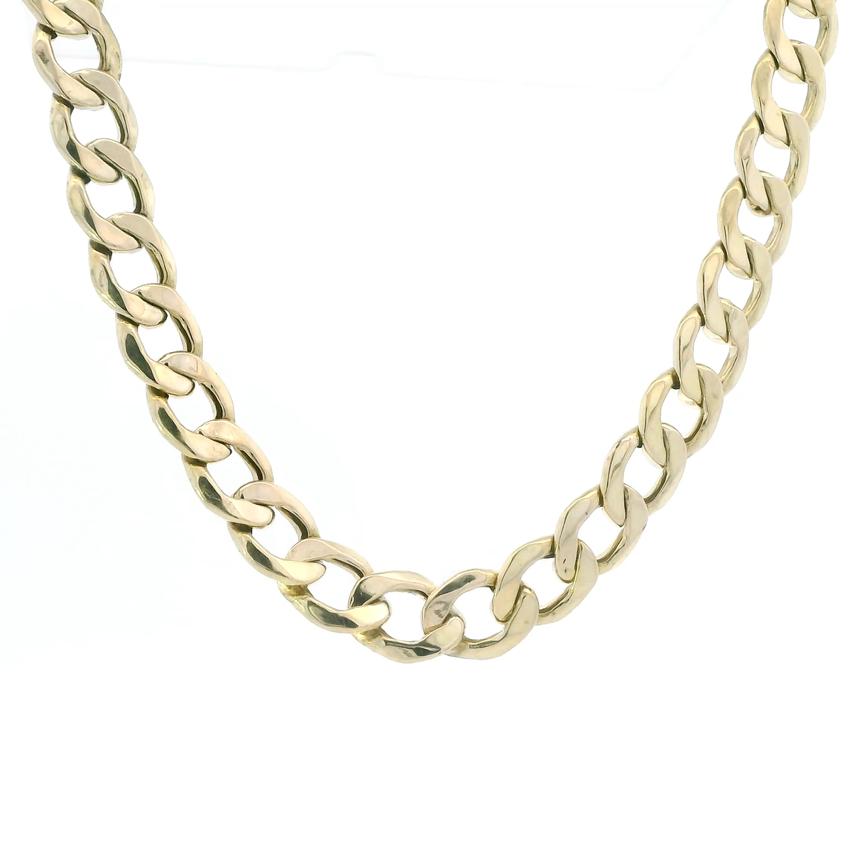 10K Yellow Gold 26" Hollow Curb Chain