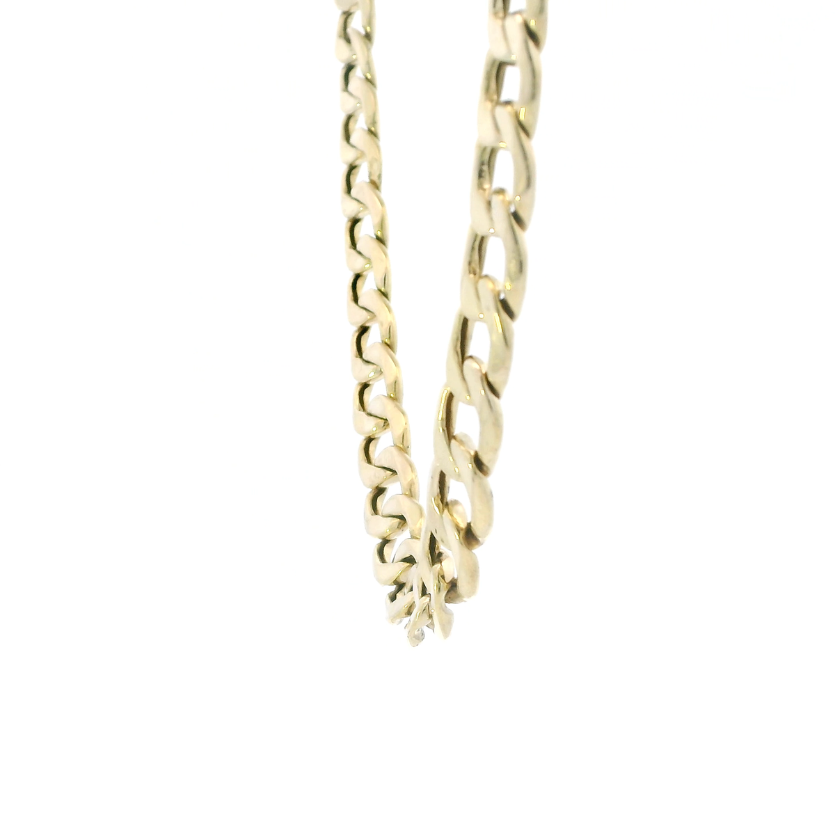 10K Yellow Gold 26" Hollow Curb Chain