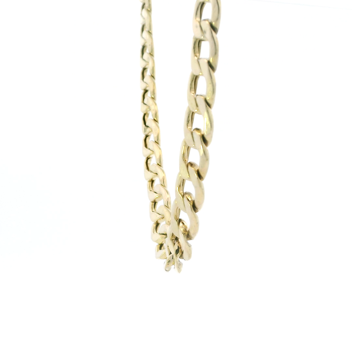 10K Yellow Gold 26" Hollow Curb Chain