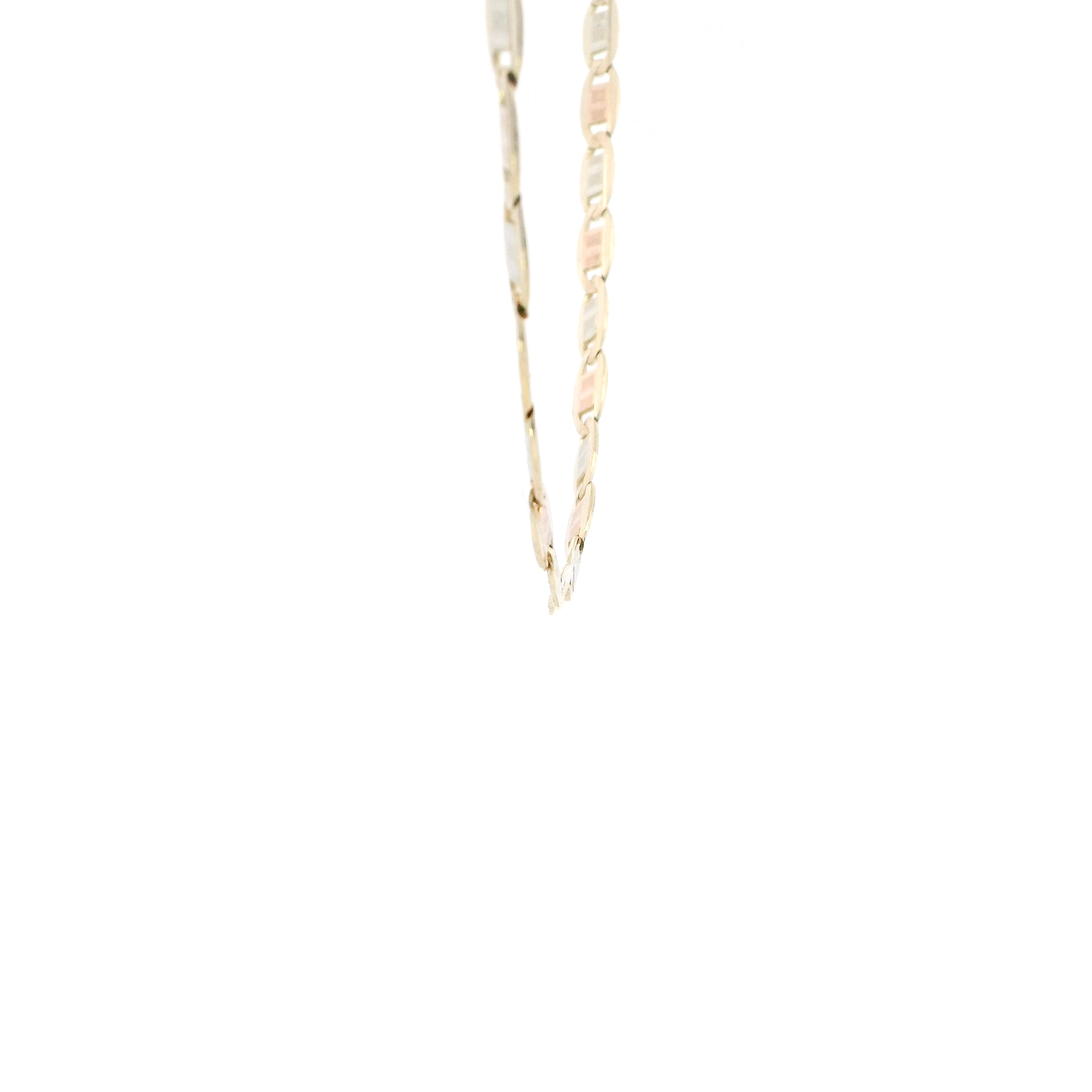 14K Rose & Yellow Gold 17.5