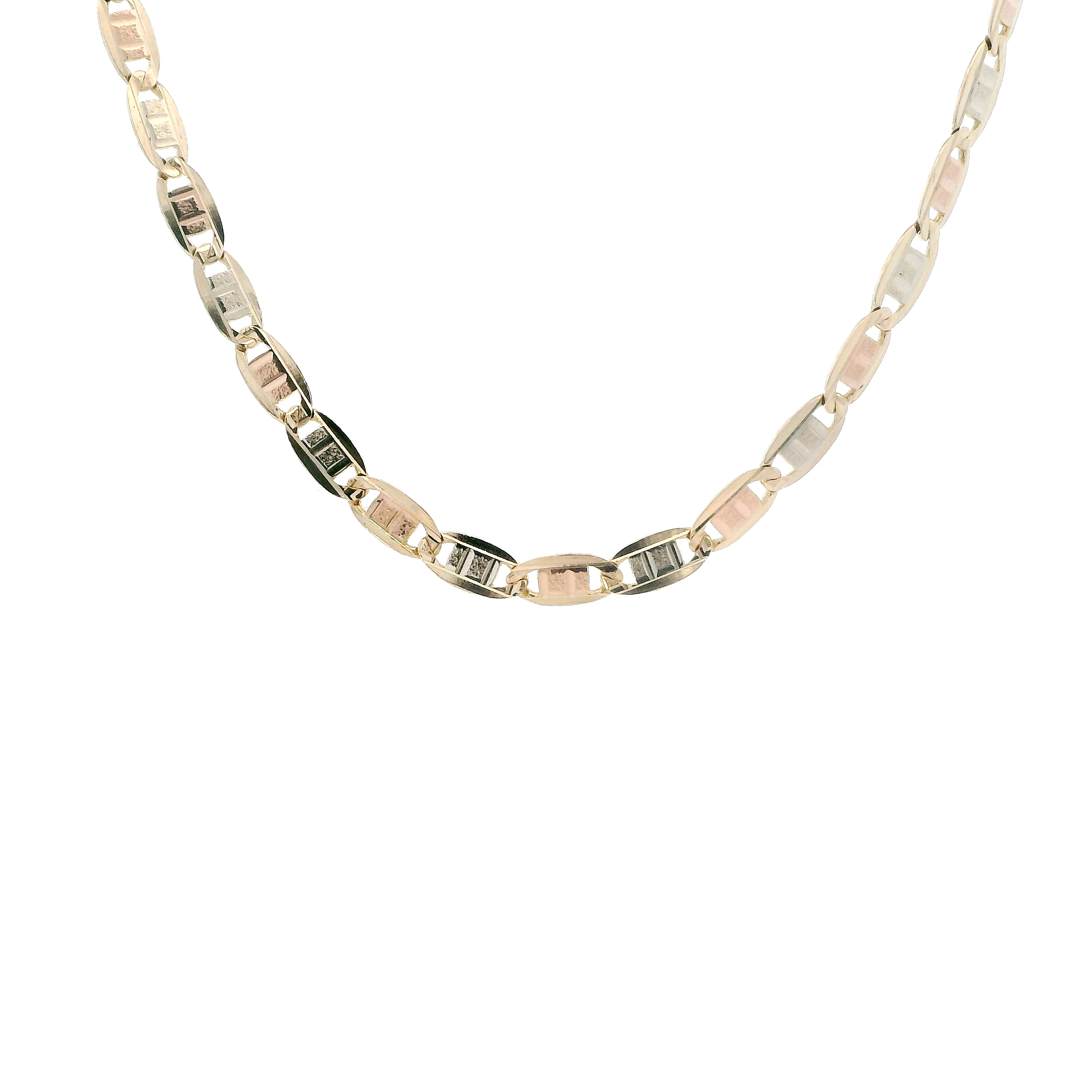 14K Rose & Yellow Gold 17.5