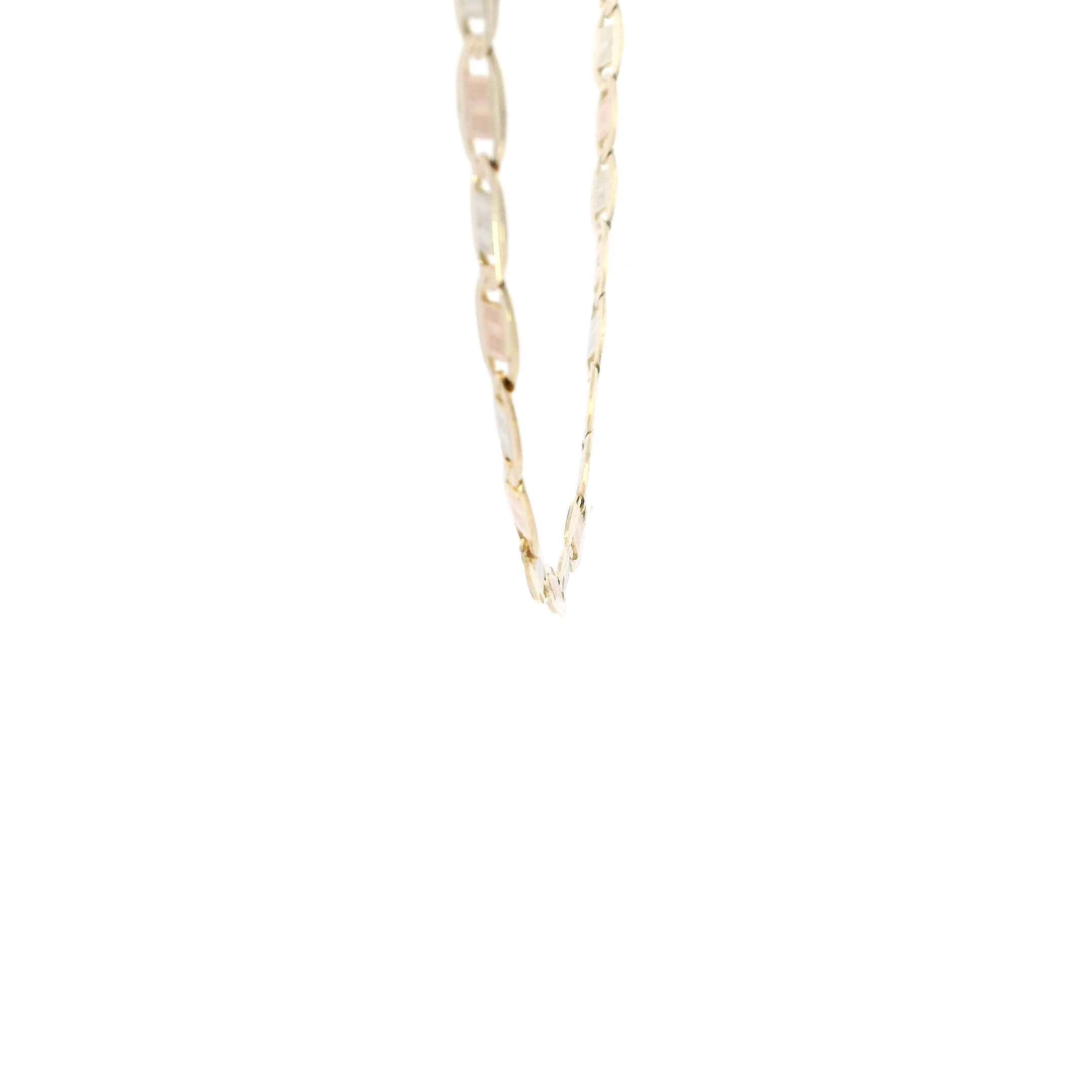 14K Rose & Yellow Gold 17.5