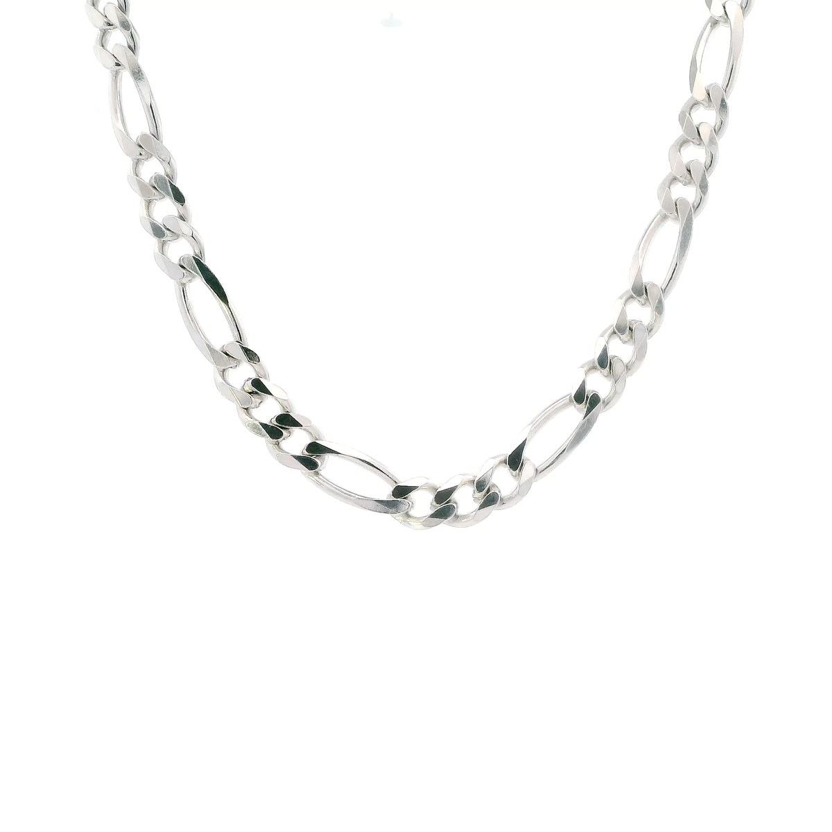 Silver 20" Figaro Chain