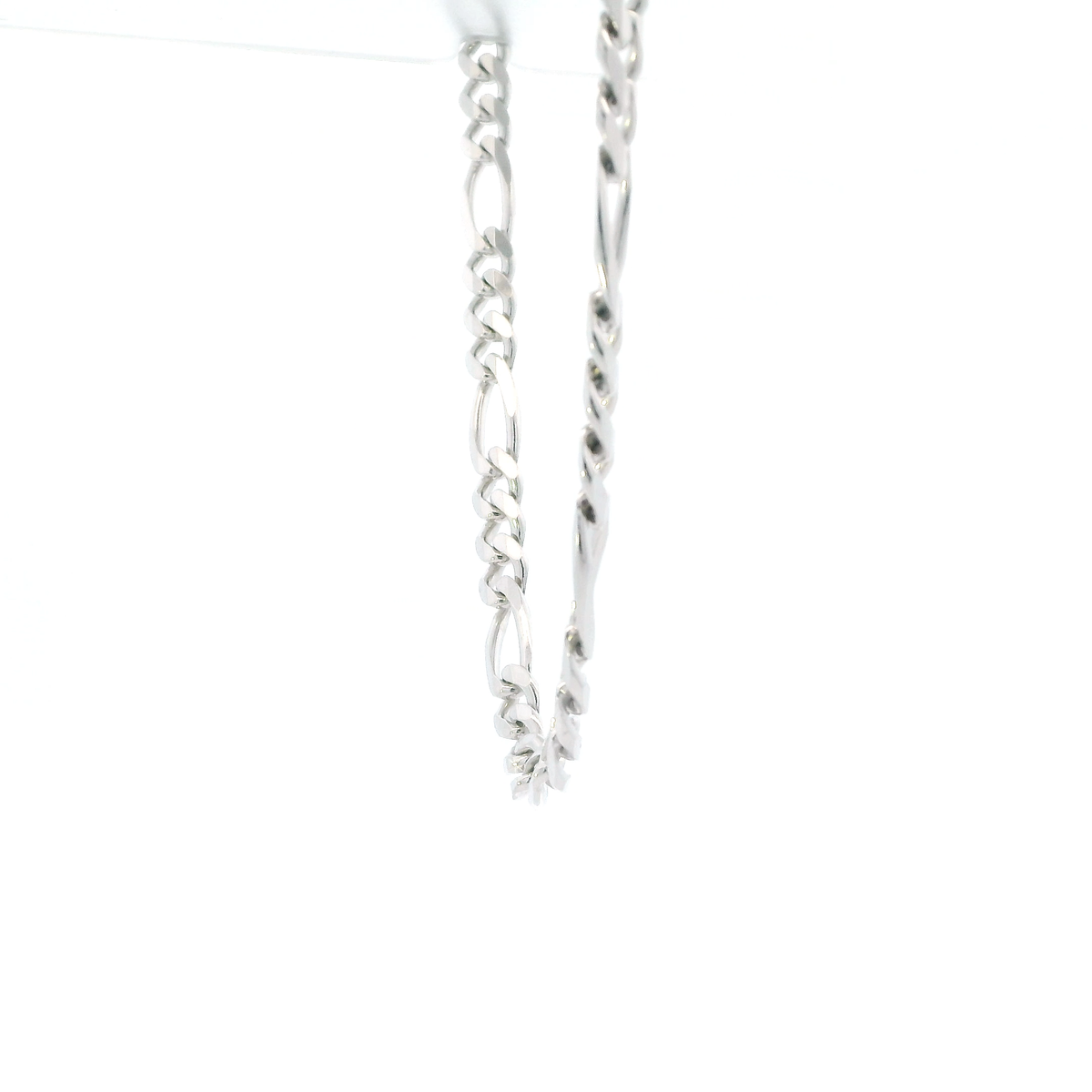 Silver 19" Figaro Chain