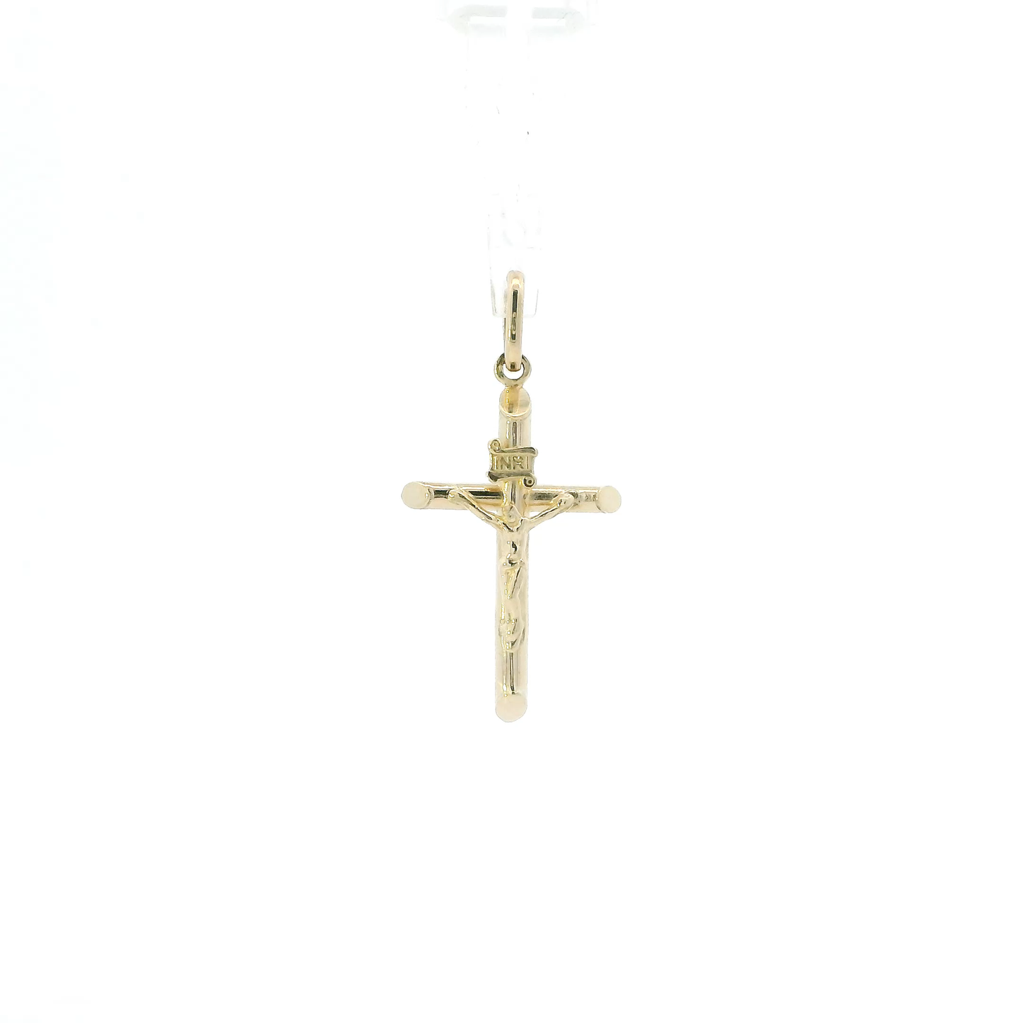 14K Yellow Gold Crucifix Pendant