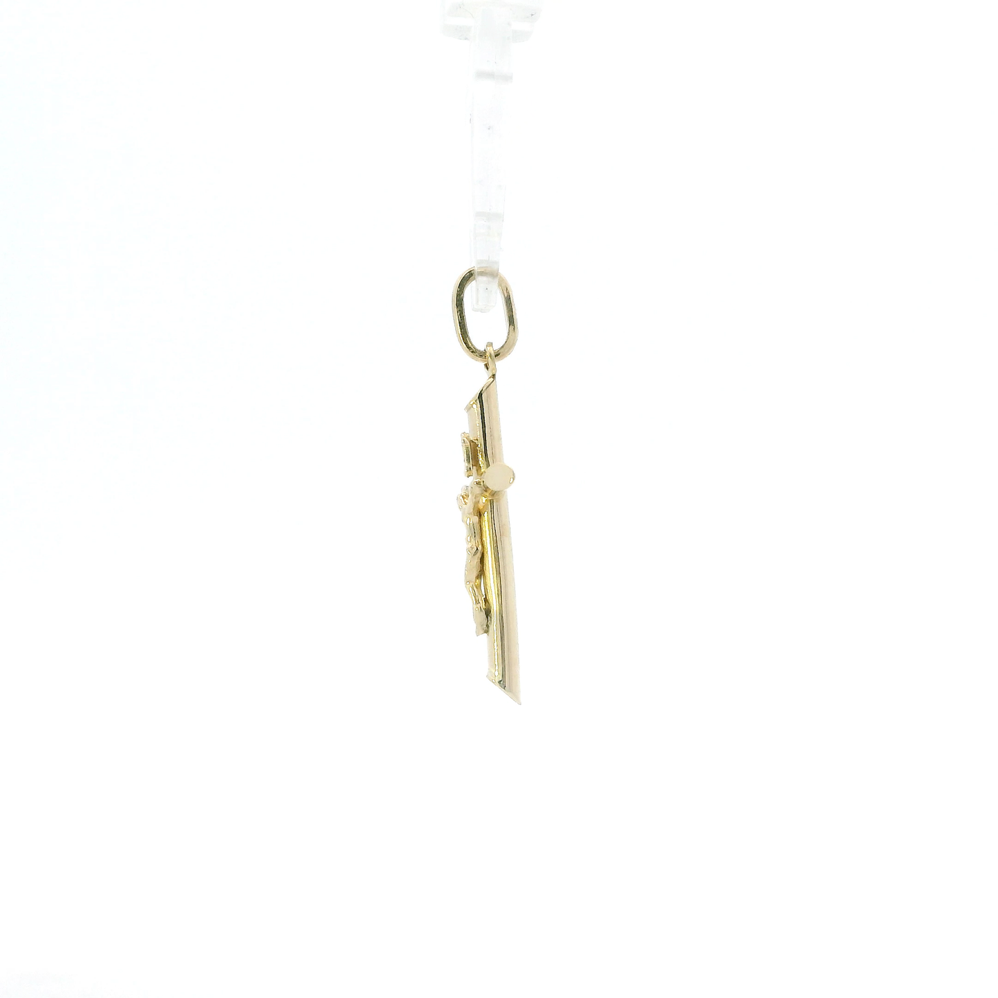 14K Yellow Gold Crucifix Pendant