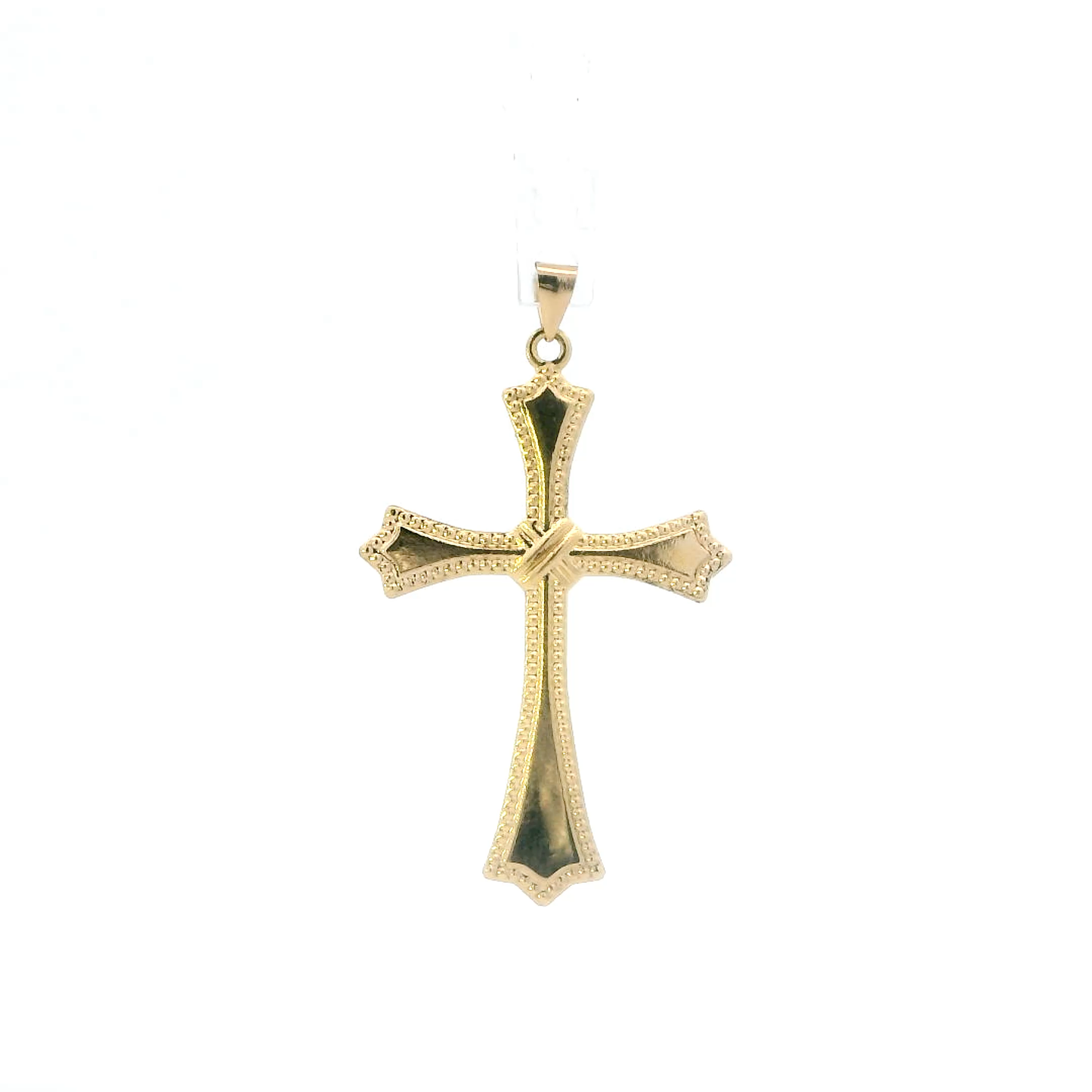 18K Yellow Gold Cross Pendant