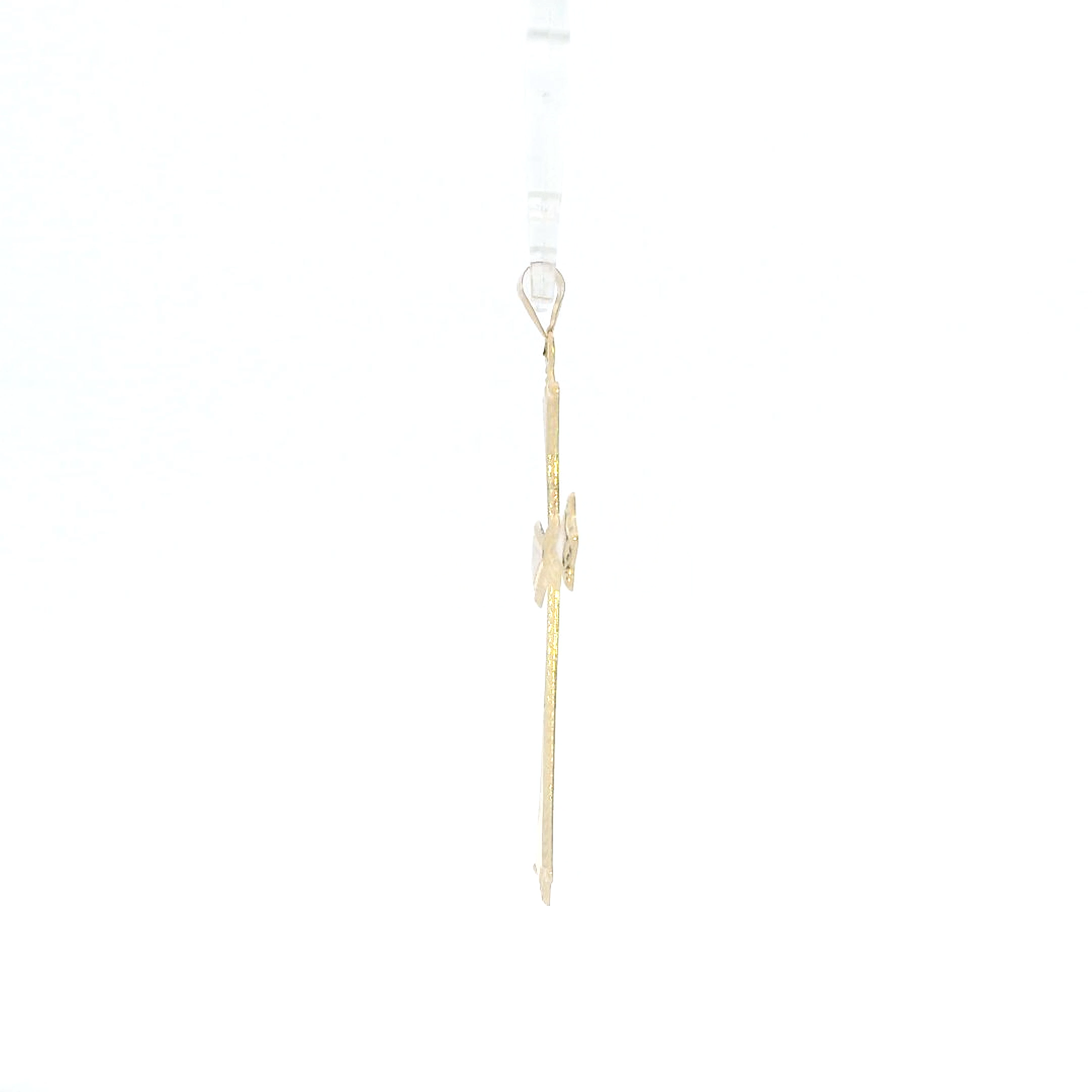 18K Yellow Gold Cross Pendant