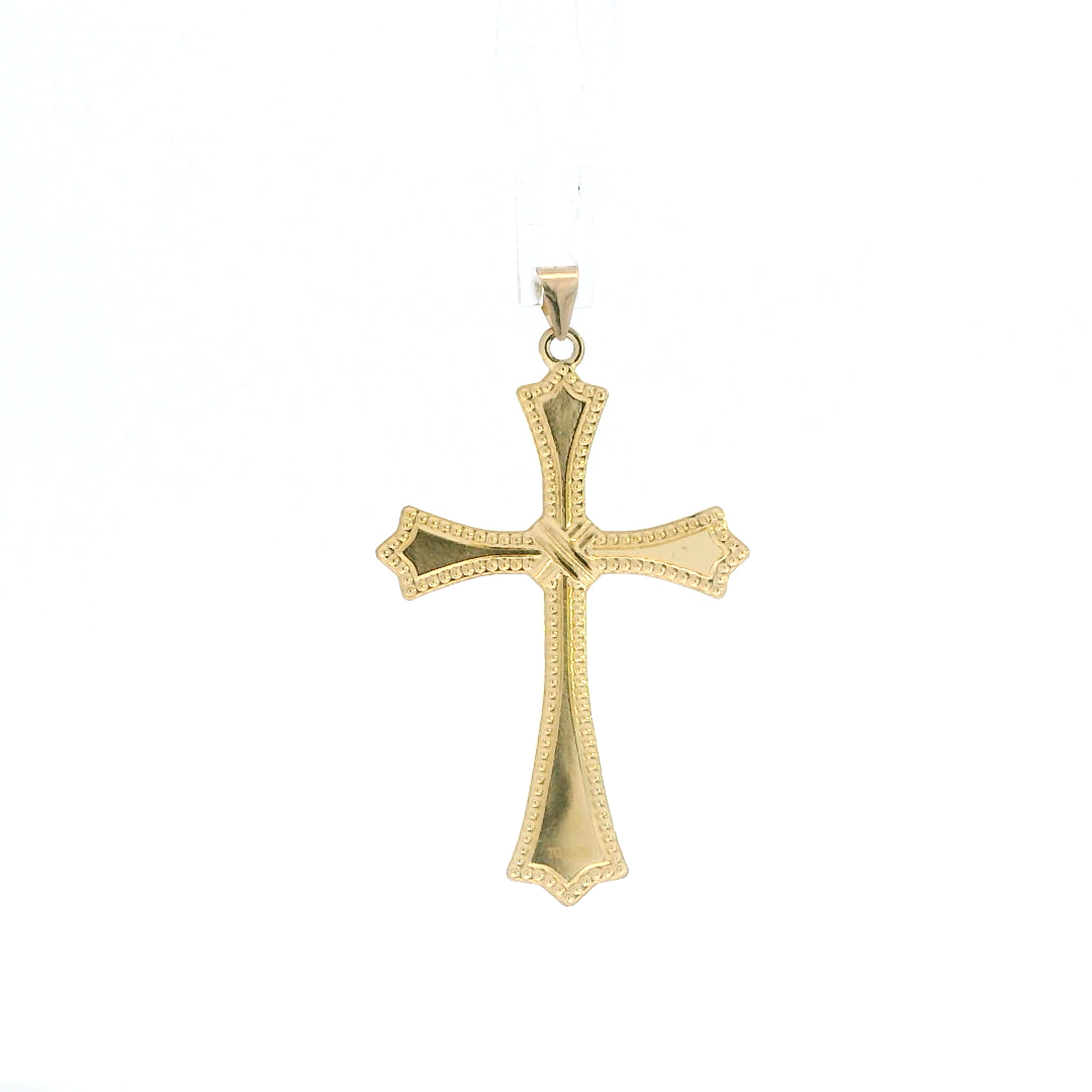 18K Yellow Gold Cross Pendant