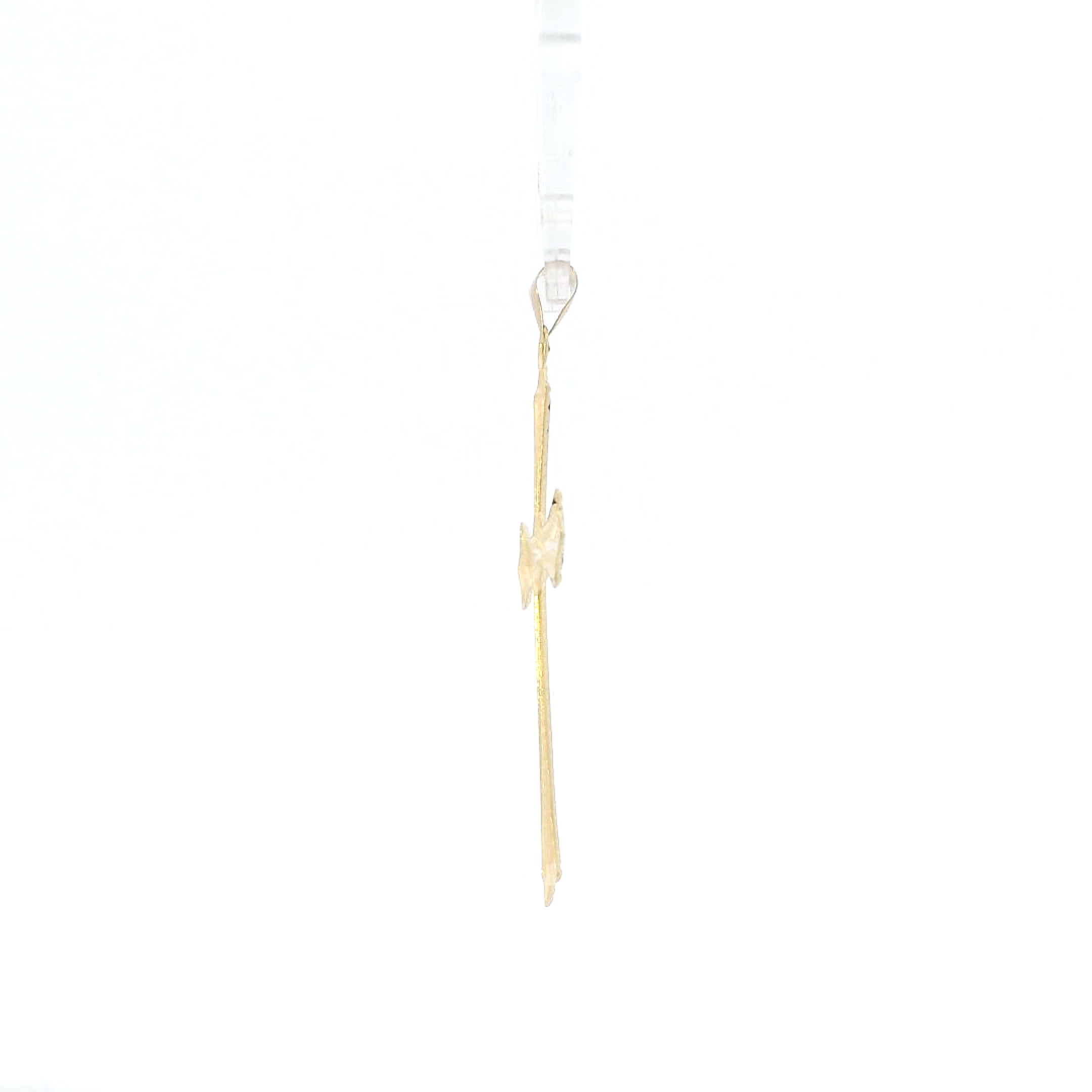 18K Yellow Gold Cross Pendant