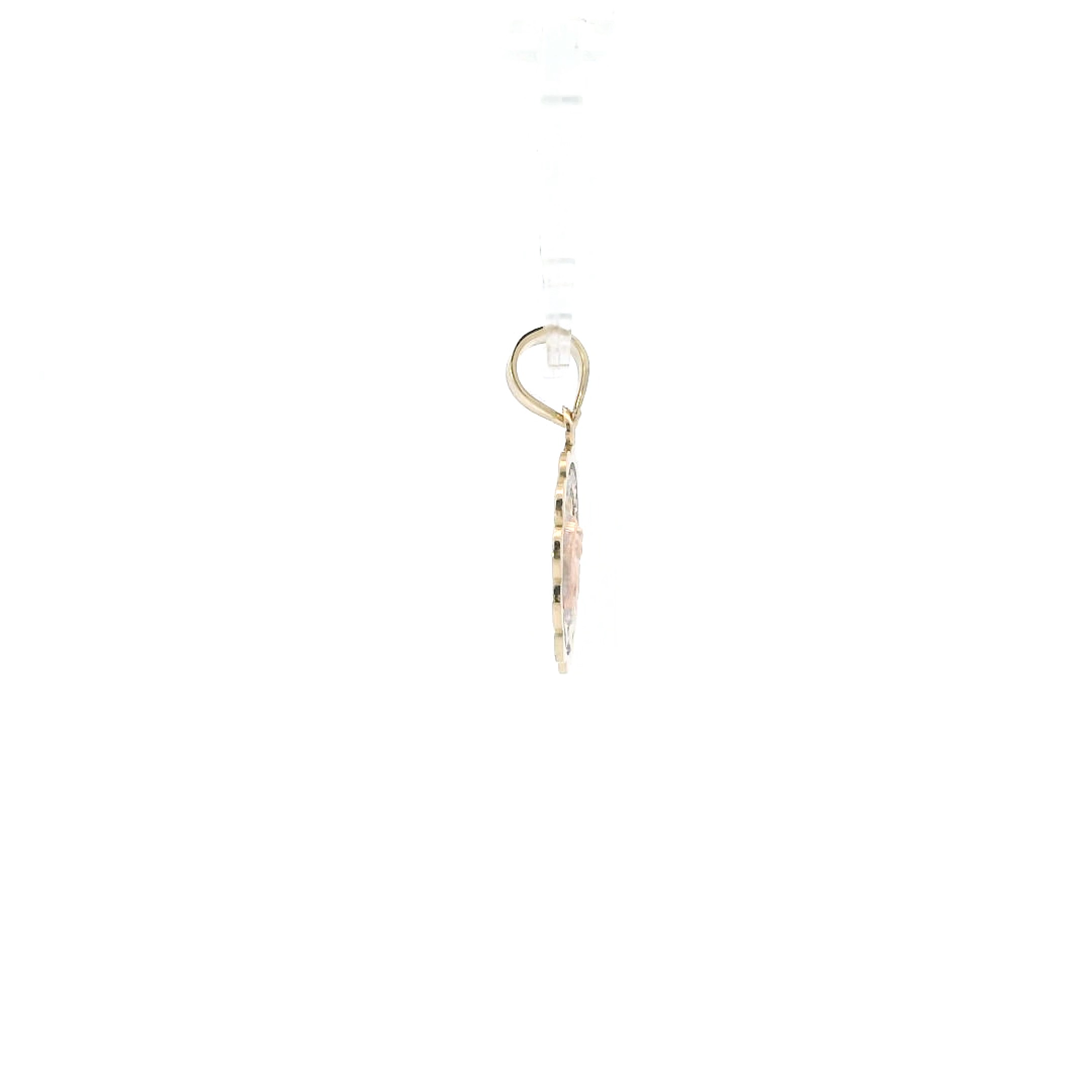 14K Tri Color Gold 