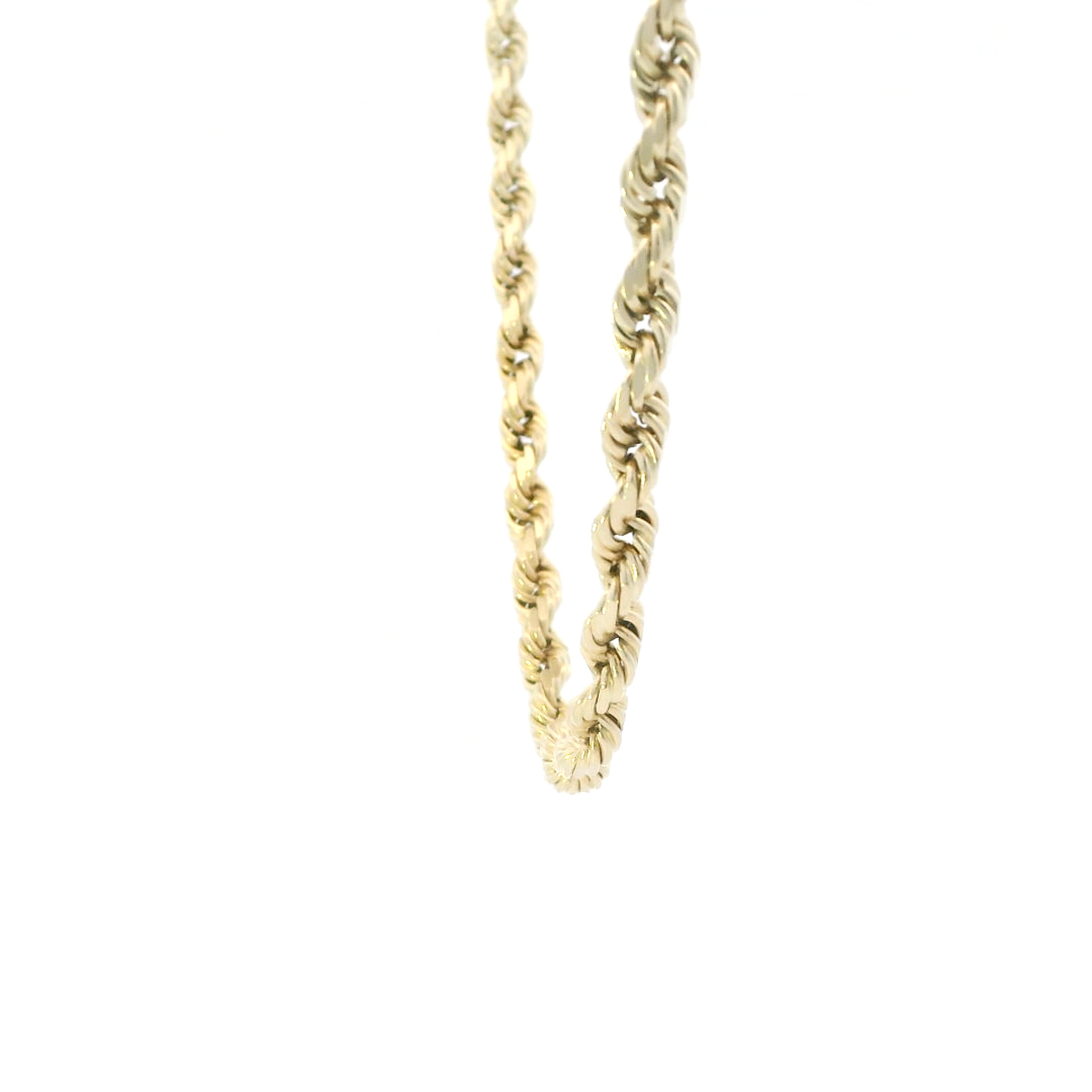 14K Yellow Gold 24" Rope Link Chain