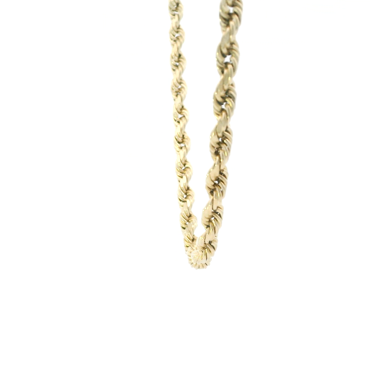 14K Yellow Gold 24" Rope Link Chain