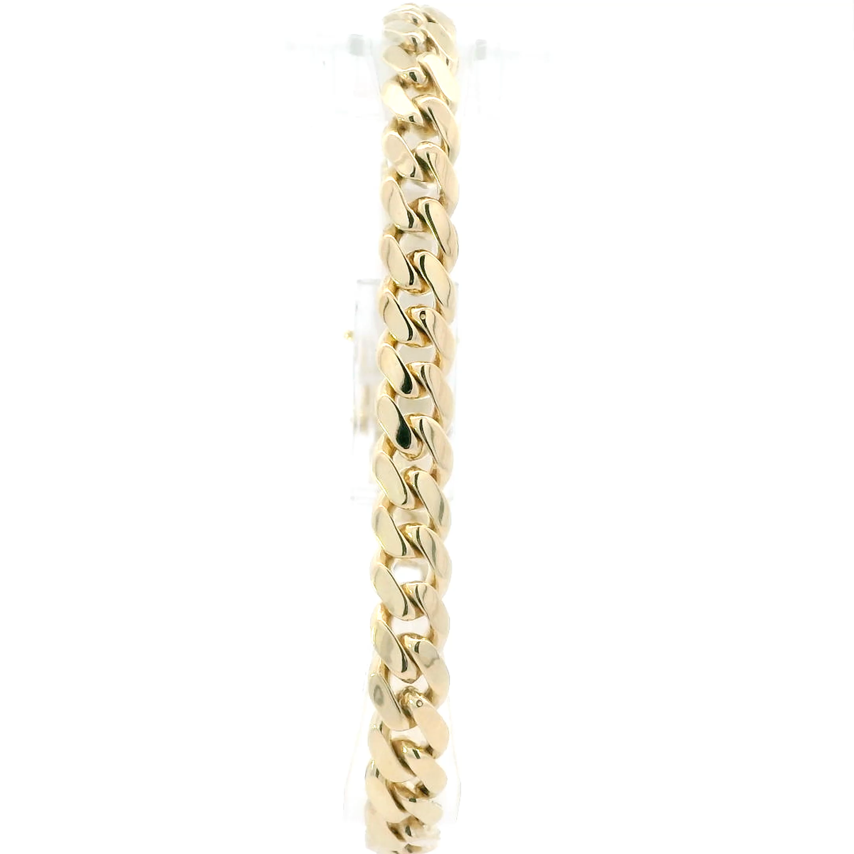10K Yellow Gold 9" Cuban Link Bracelet