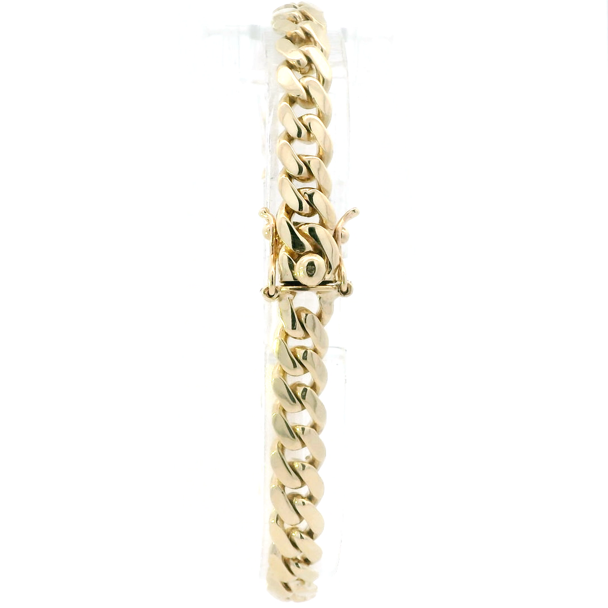 10K Yellow Gold 9" Cuban Link Bracelet