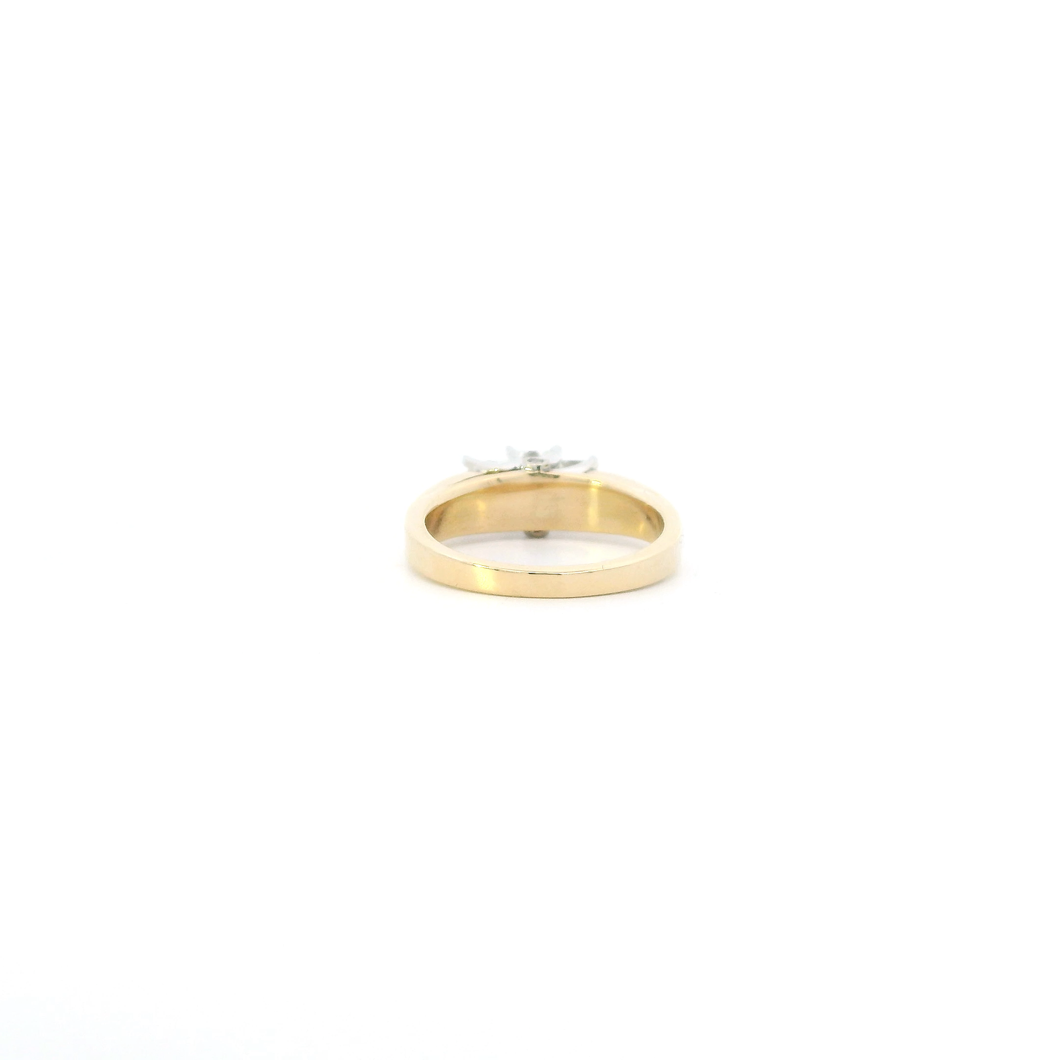 14K Yellow Gold Diamond Womens Ring - 1.01ct