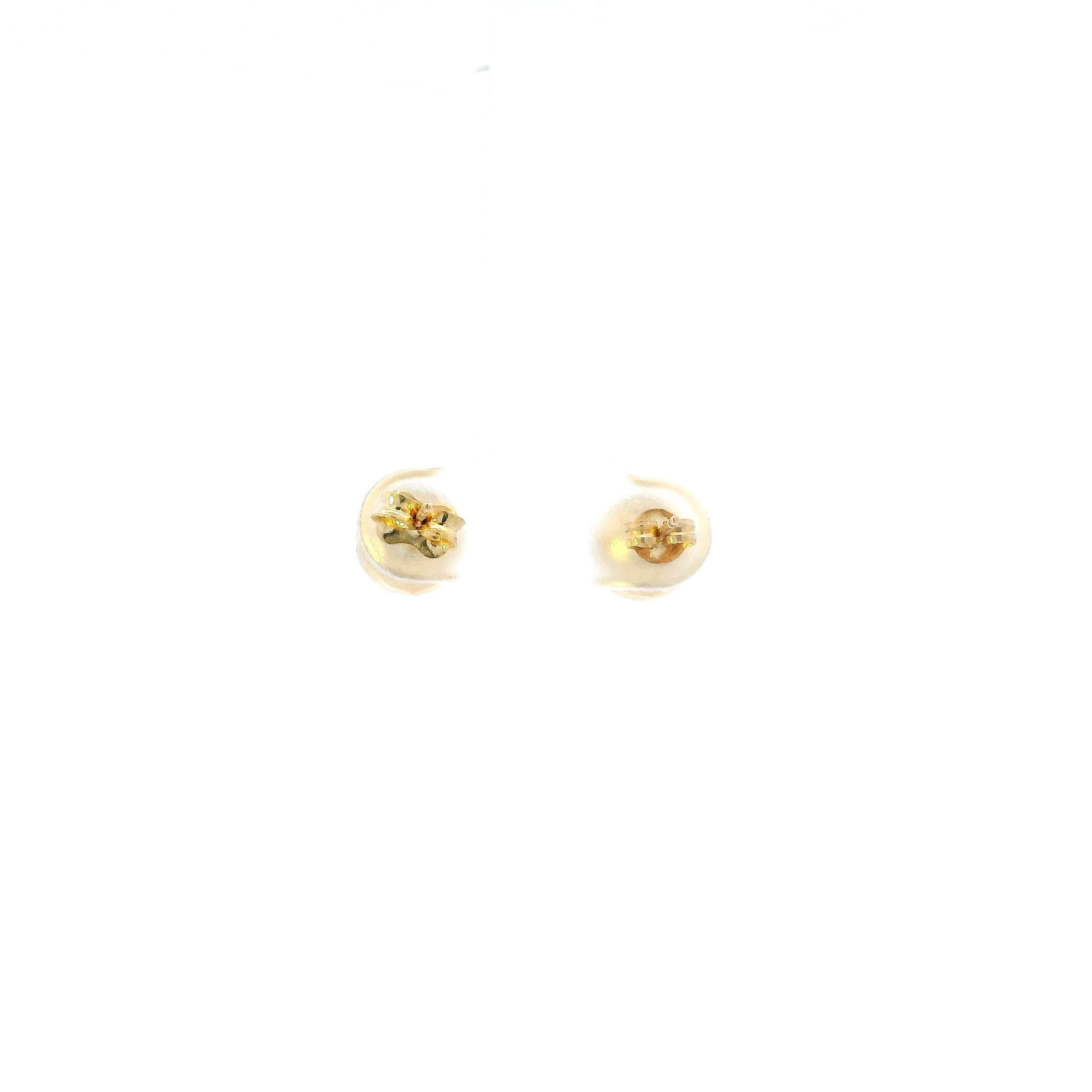 18K Yellow Gold Ball Stud Earrings