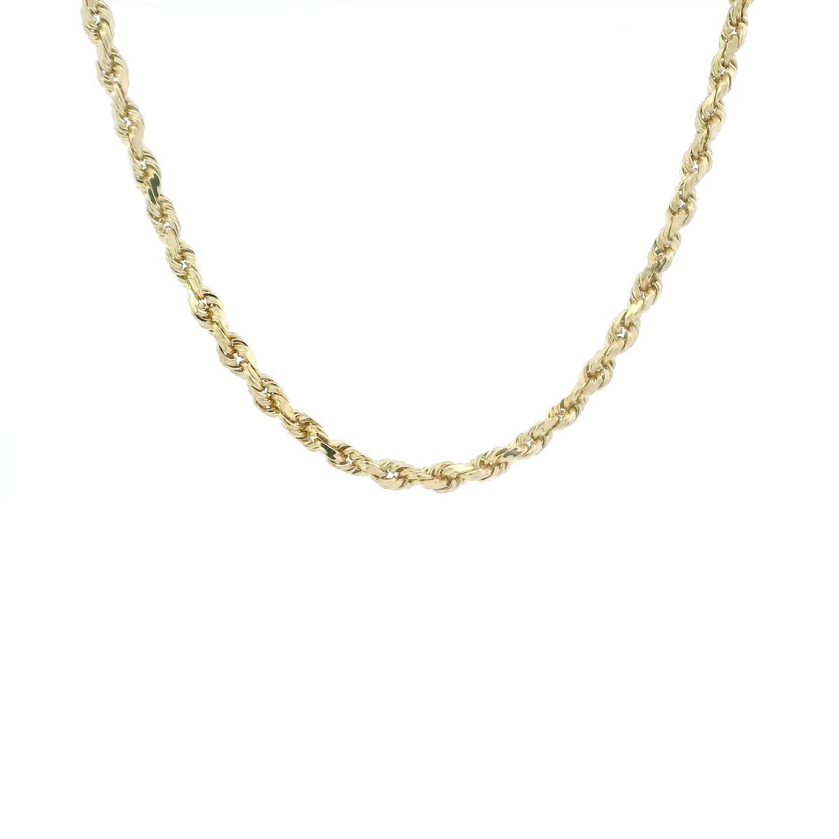 14K Yellow gold 22" Rope Chain