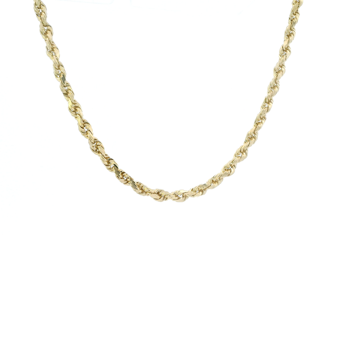 14K Yellow gold 22" Rope Chain