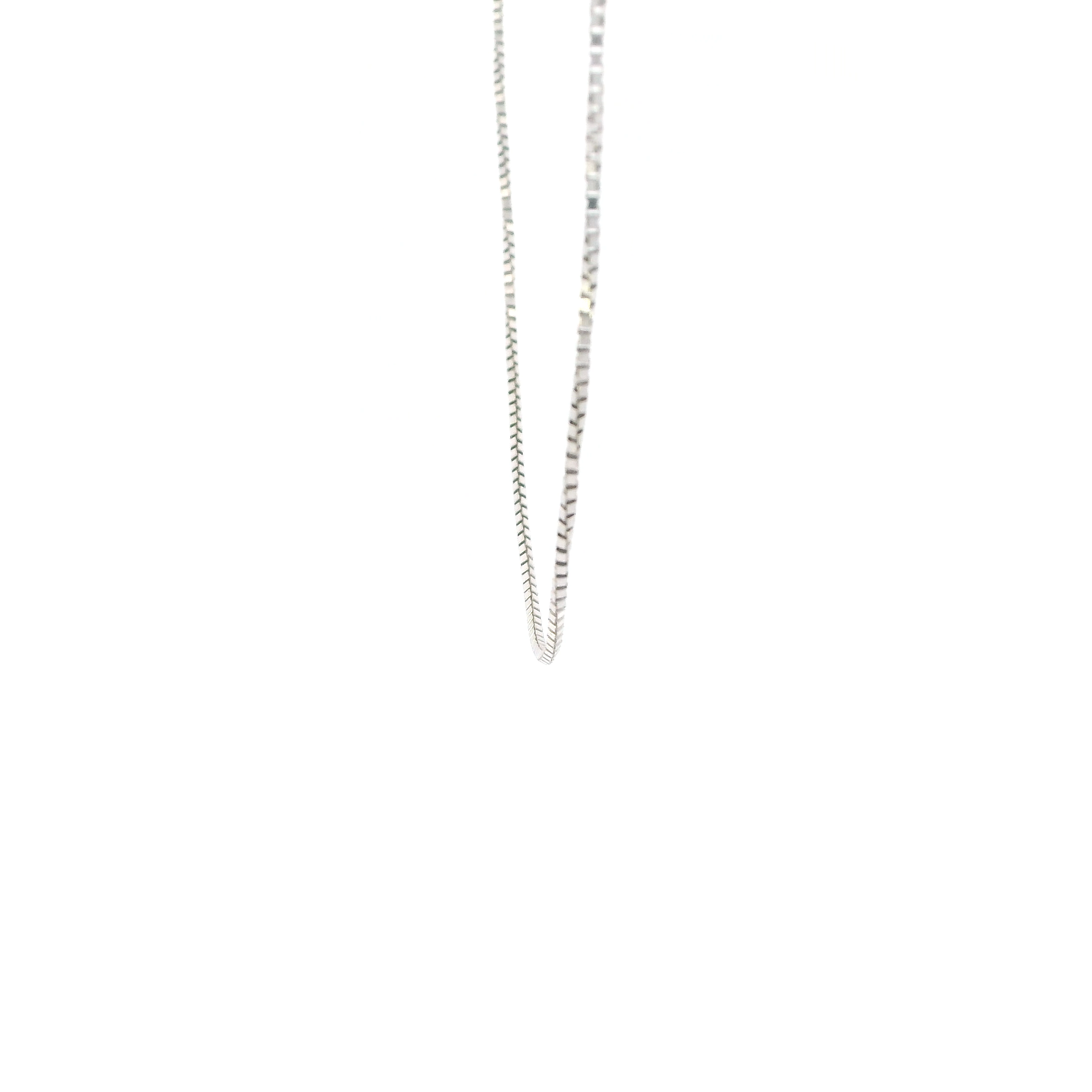 14K White Gold 16