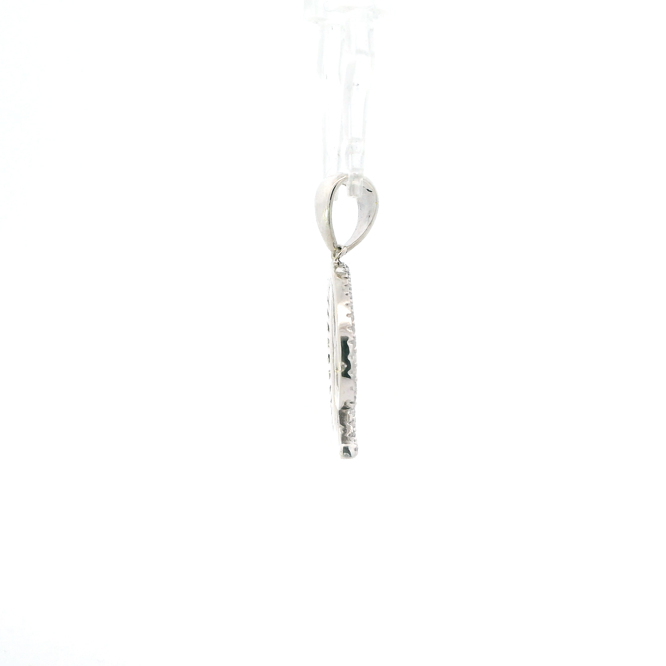 Silver Cz Letter 