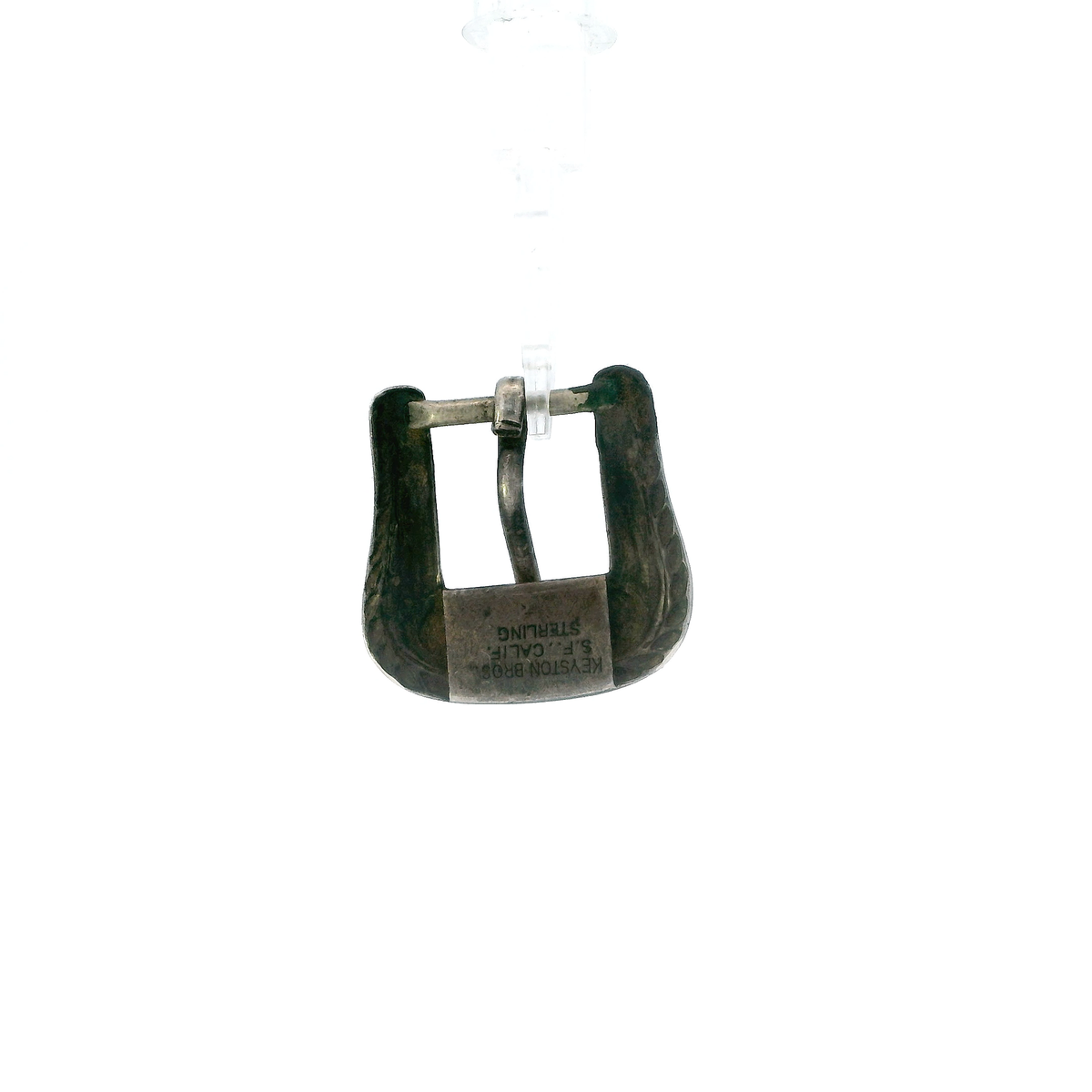 Silver Keystone Bros Small Belt Buckle 1930's-1940's