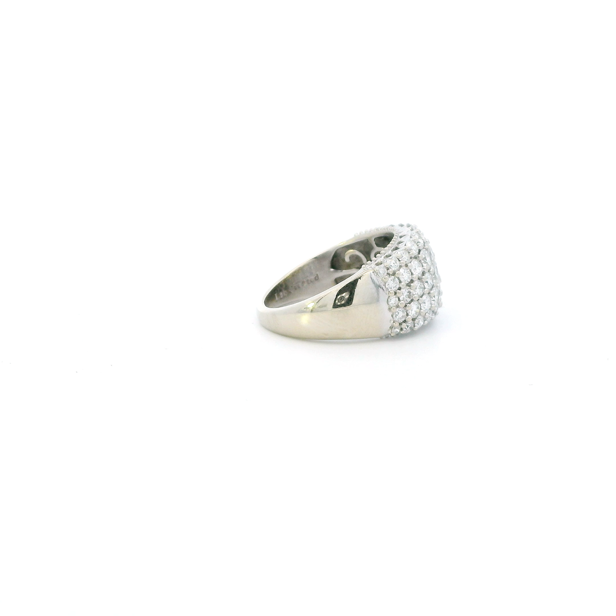 14K White Gold Lab Grown Diamond Womens Ring - 2.57ct