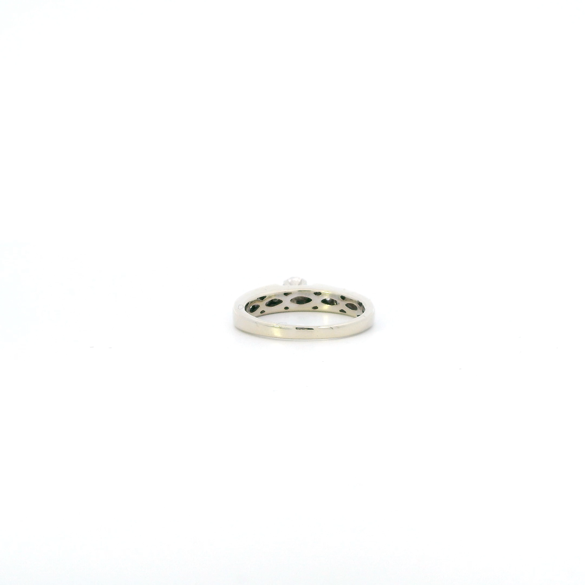 14K White Gold Diamond Womens Ring - 0.56ct