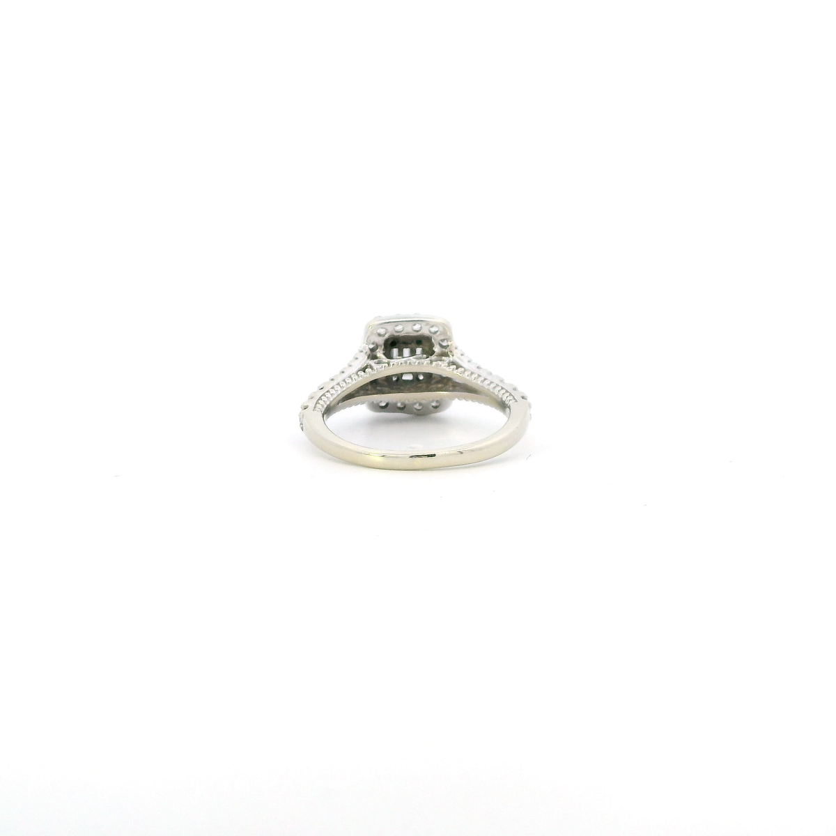 14K White Gold Diamond Womens Ring - 0.58ct