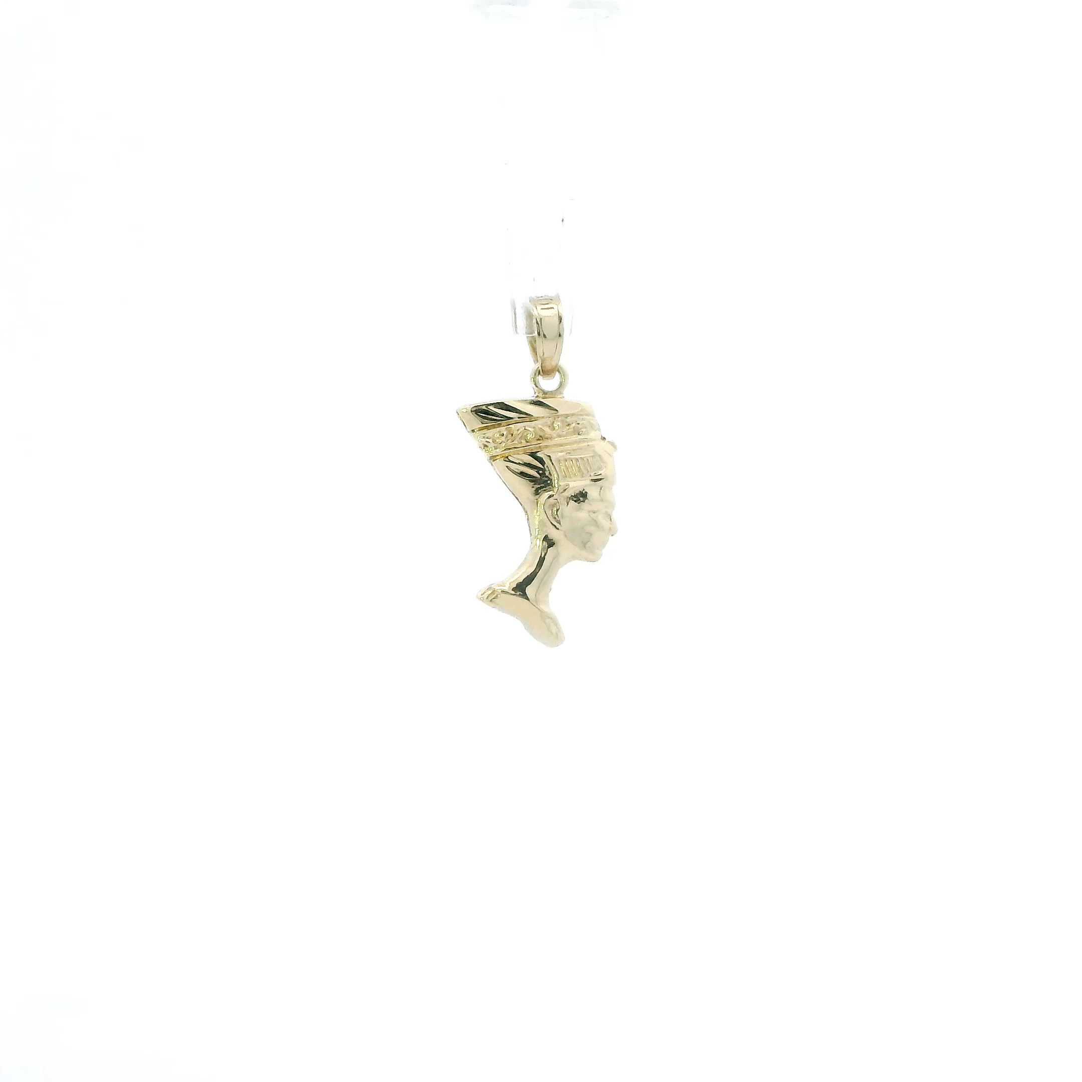 Colgante Nefertiti de oro amarillo de 10 quilates