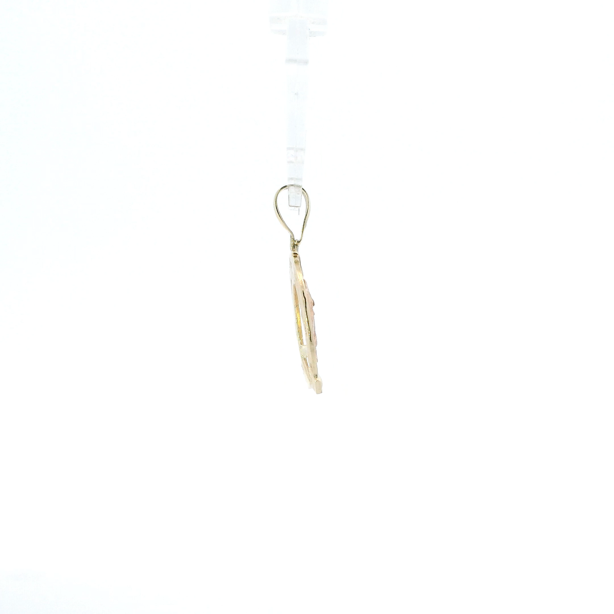 14K Yellow & Rose Gold Horseshoe Pendant