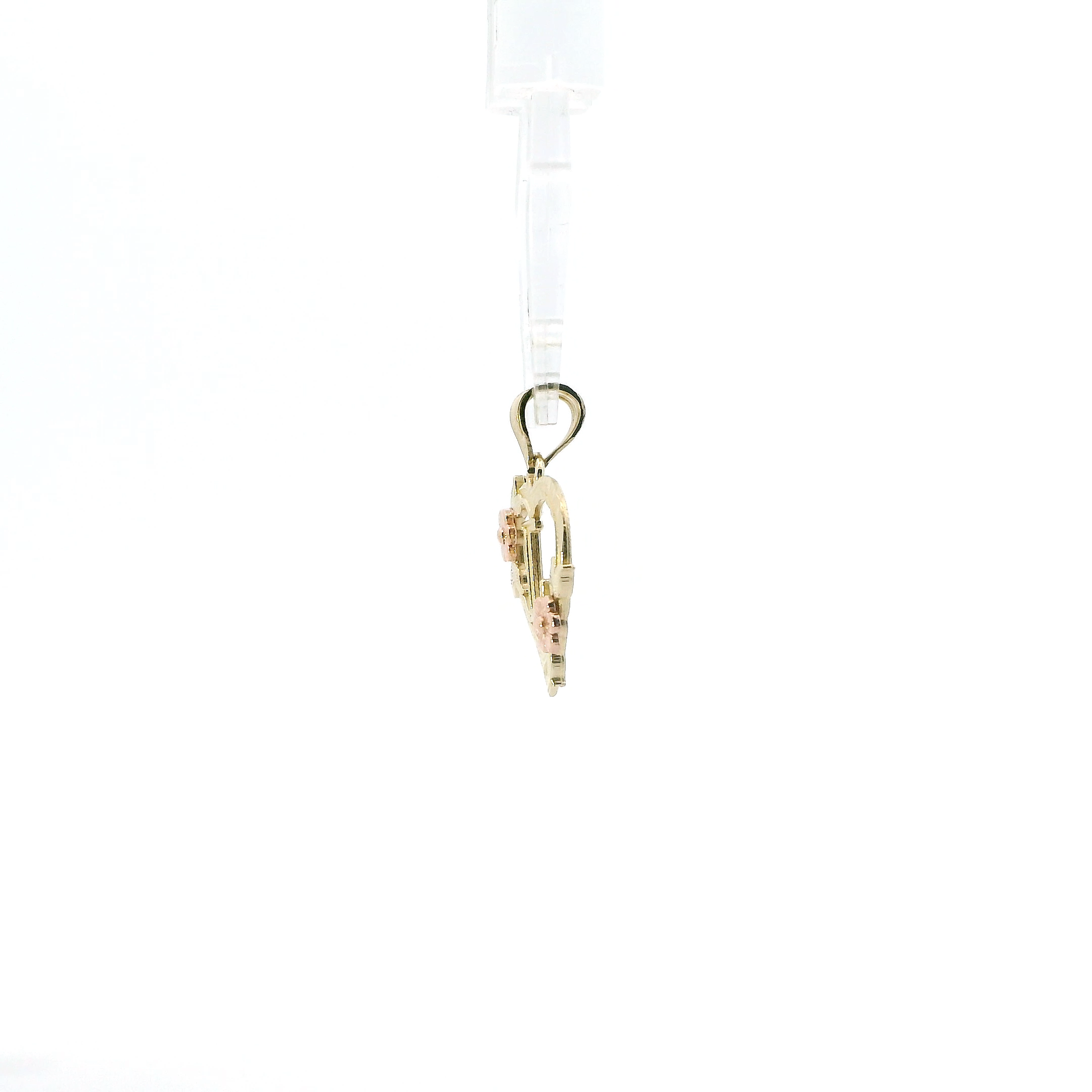 10K Yellow & Rose Gold Letter 