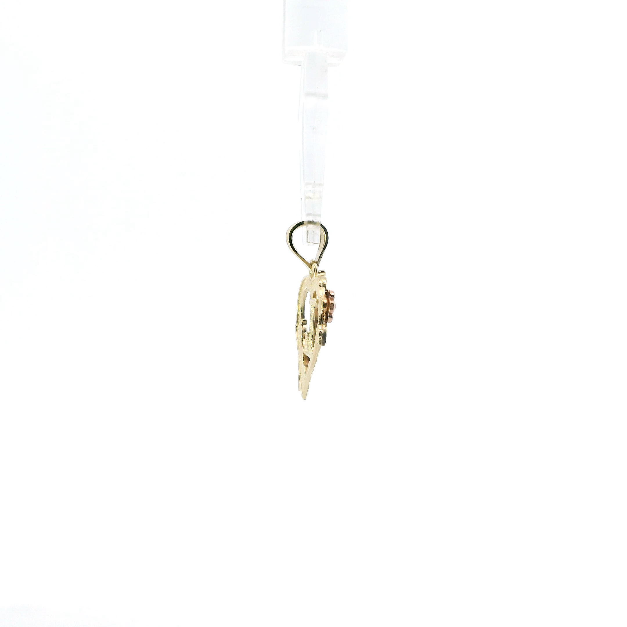 10K Yellow & Rose Gold Letter 