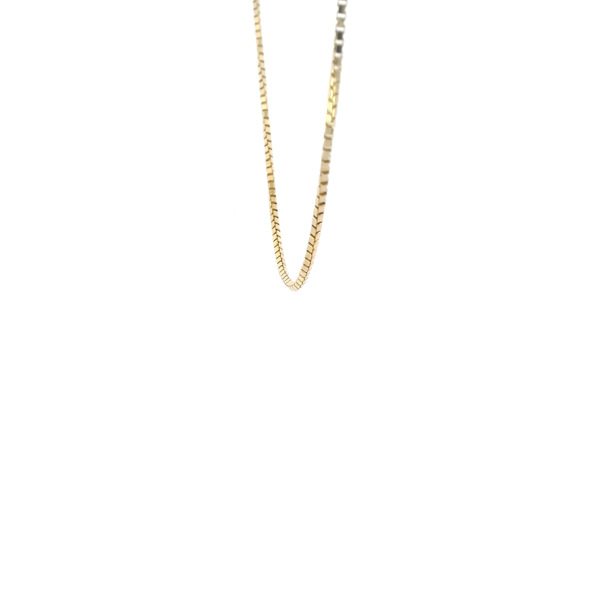 14K Yellow Gold 24.5" Box Chain