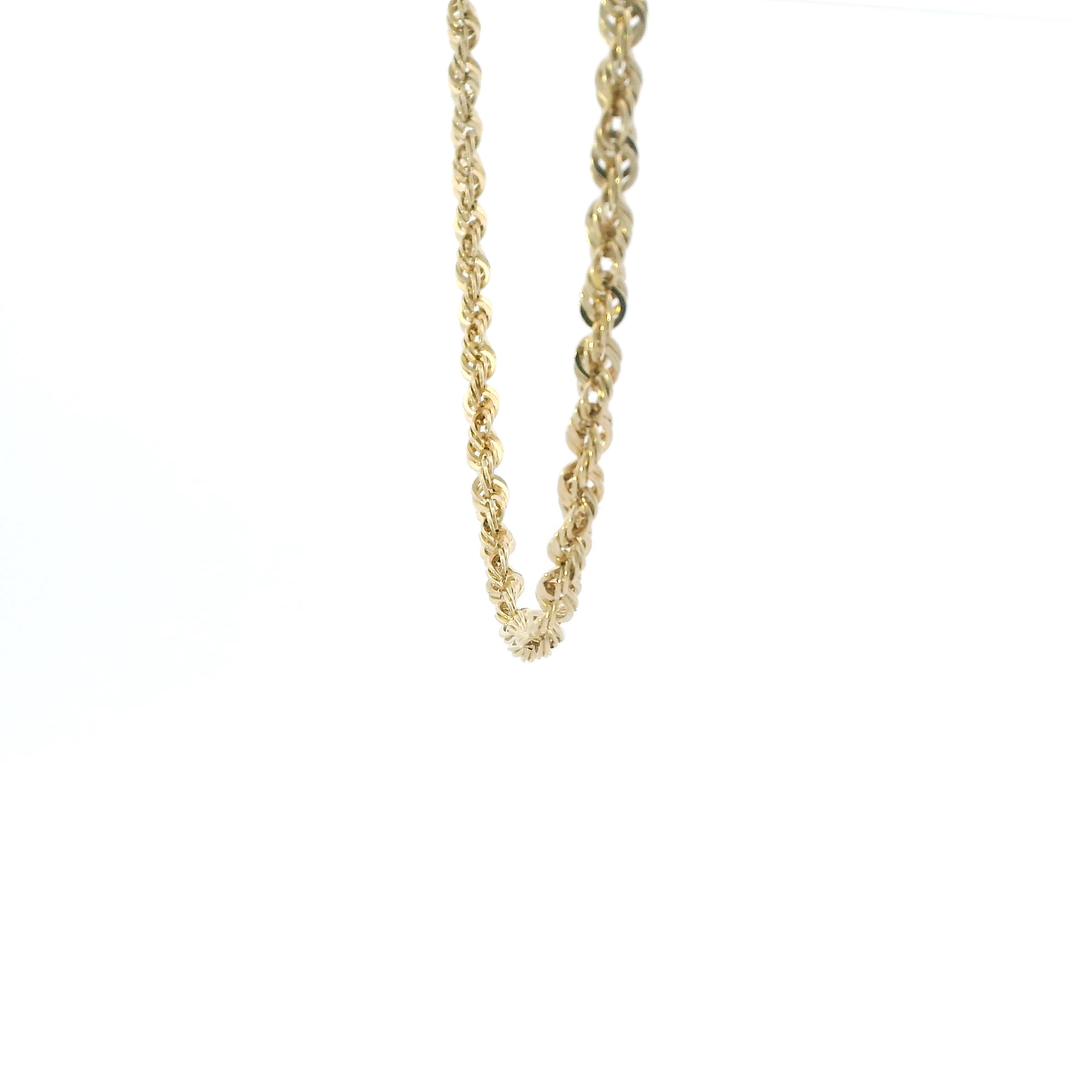 10K Yellow Gold 24" Rope Chain